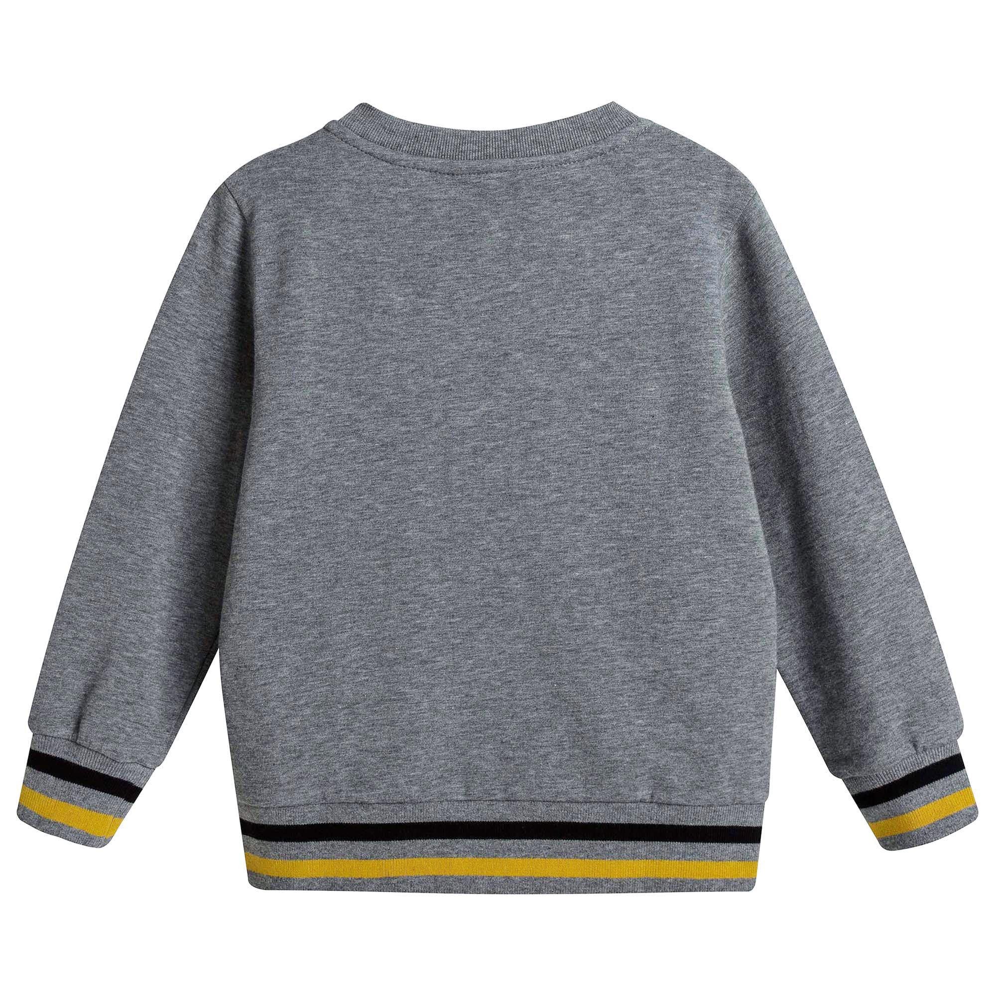 Boys Dark Grey Embroidered Lightbulb Sweatshirt - CÉMAROSE | Children's Fashion Store - 2