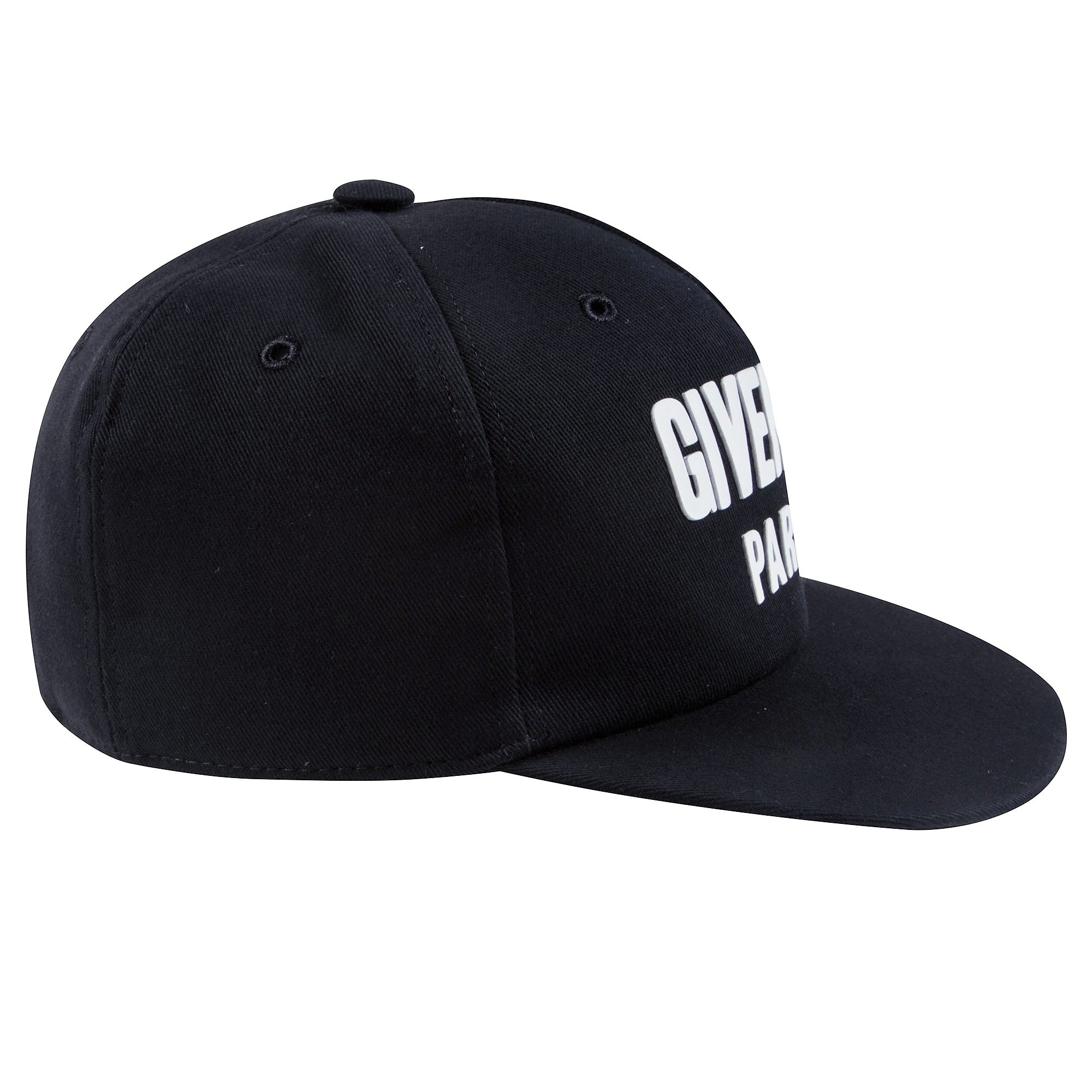 Boys Black Logo Cotton Hat