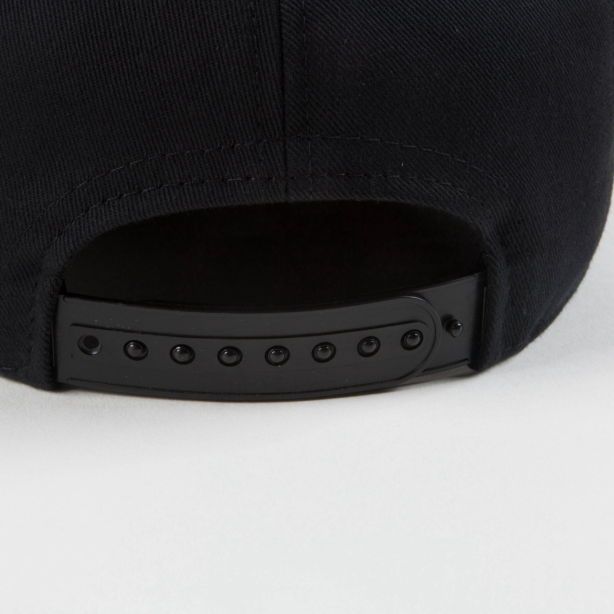 Boys Black Logo Cotton Hat