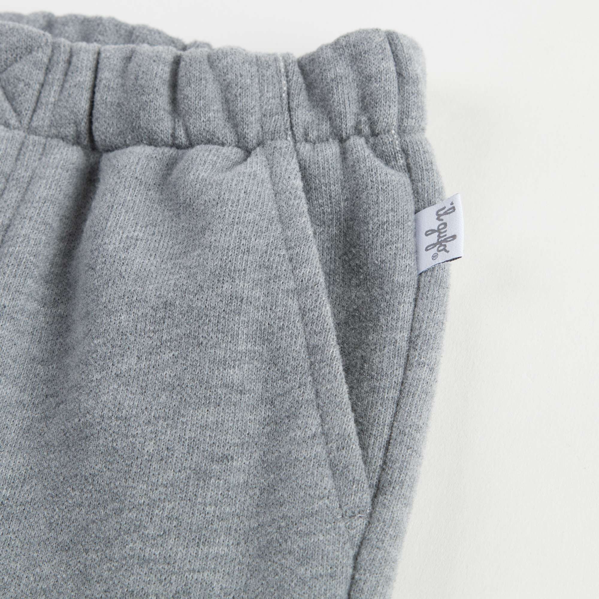 Boys Grey Cotton Trousers