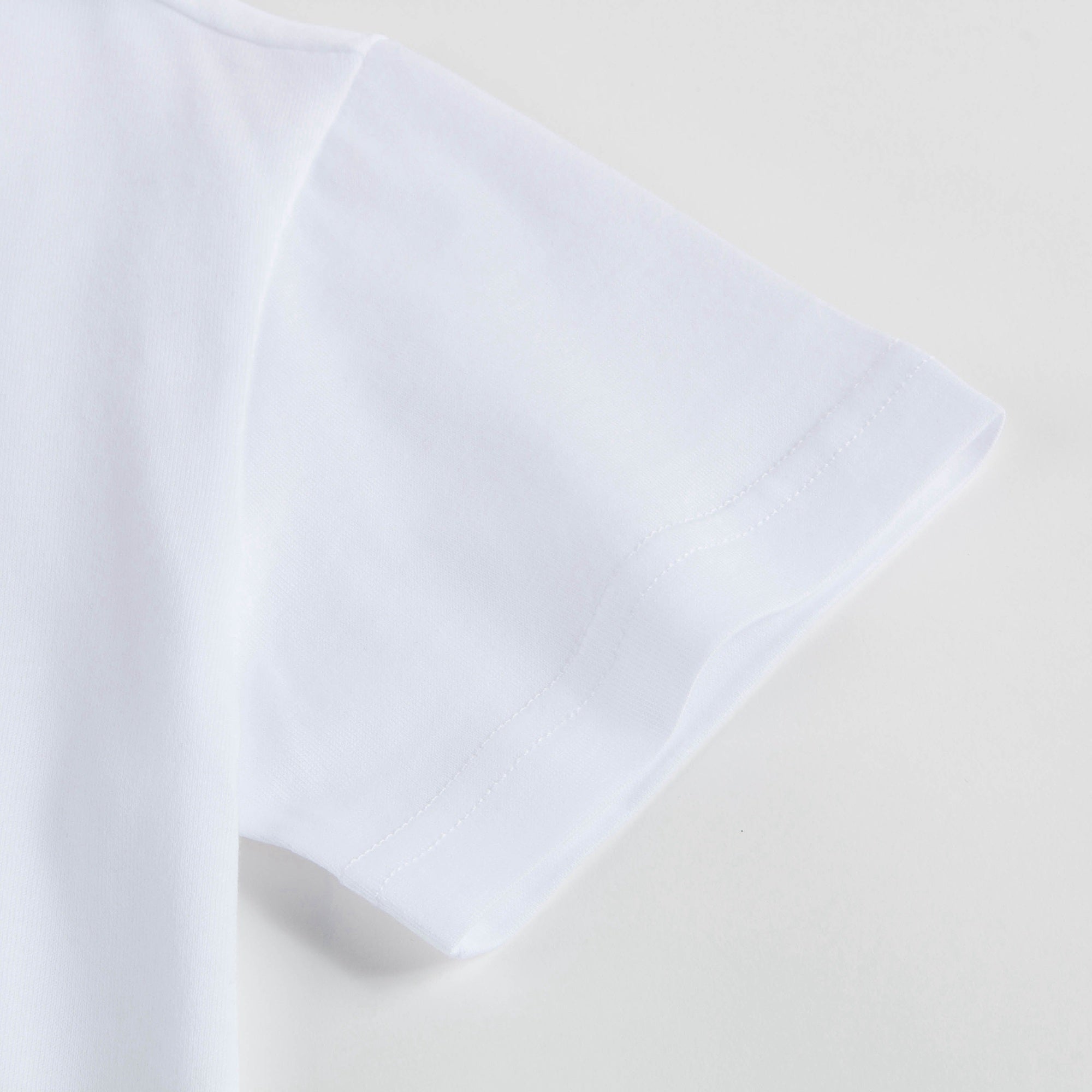 Boys Optical White Cotton T-shirt