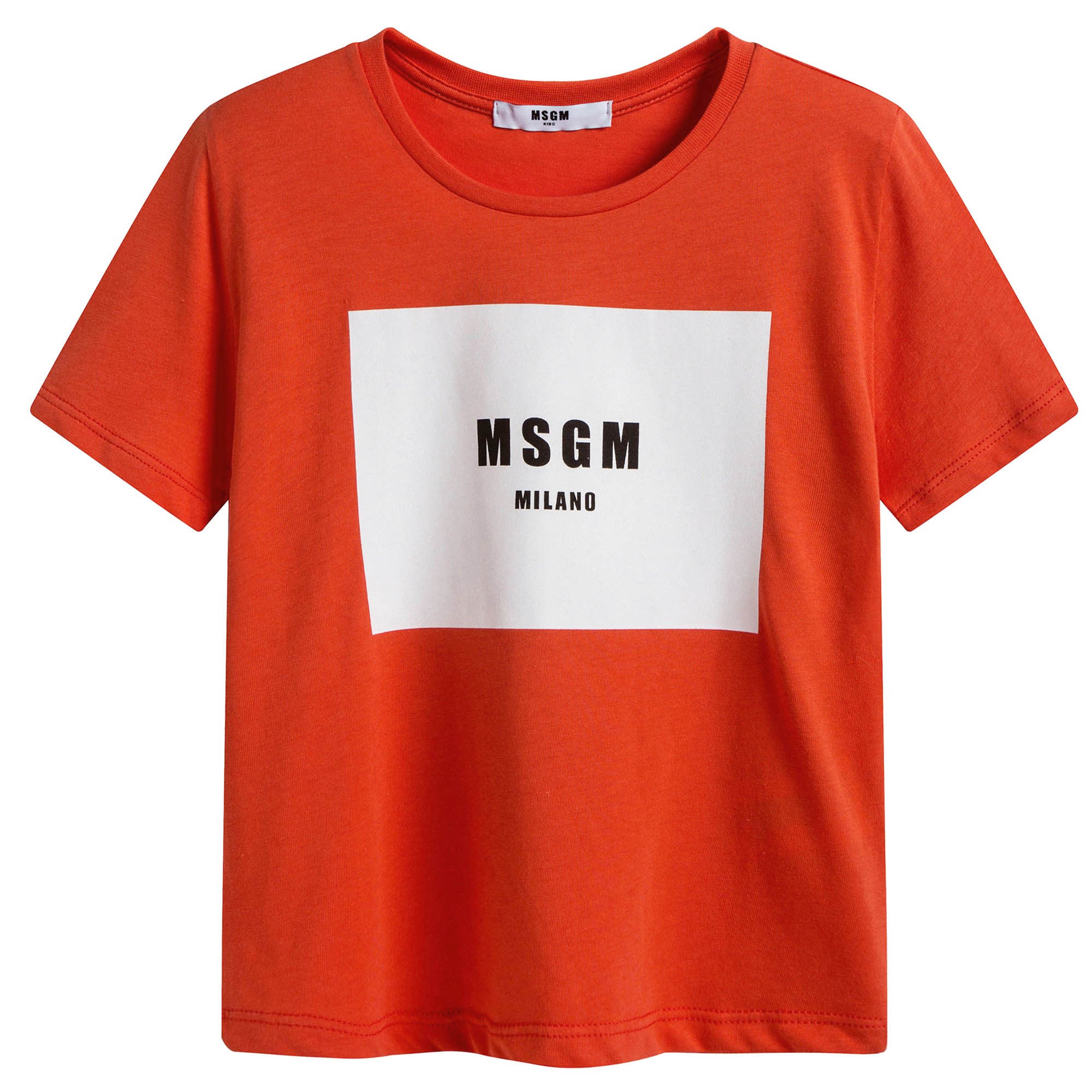 Boys & Girls Orange Logo T-shirt