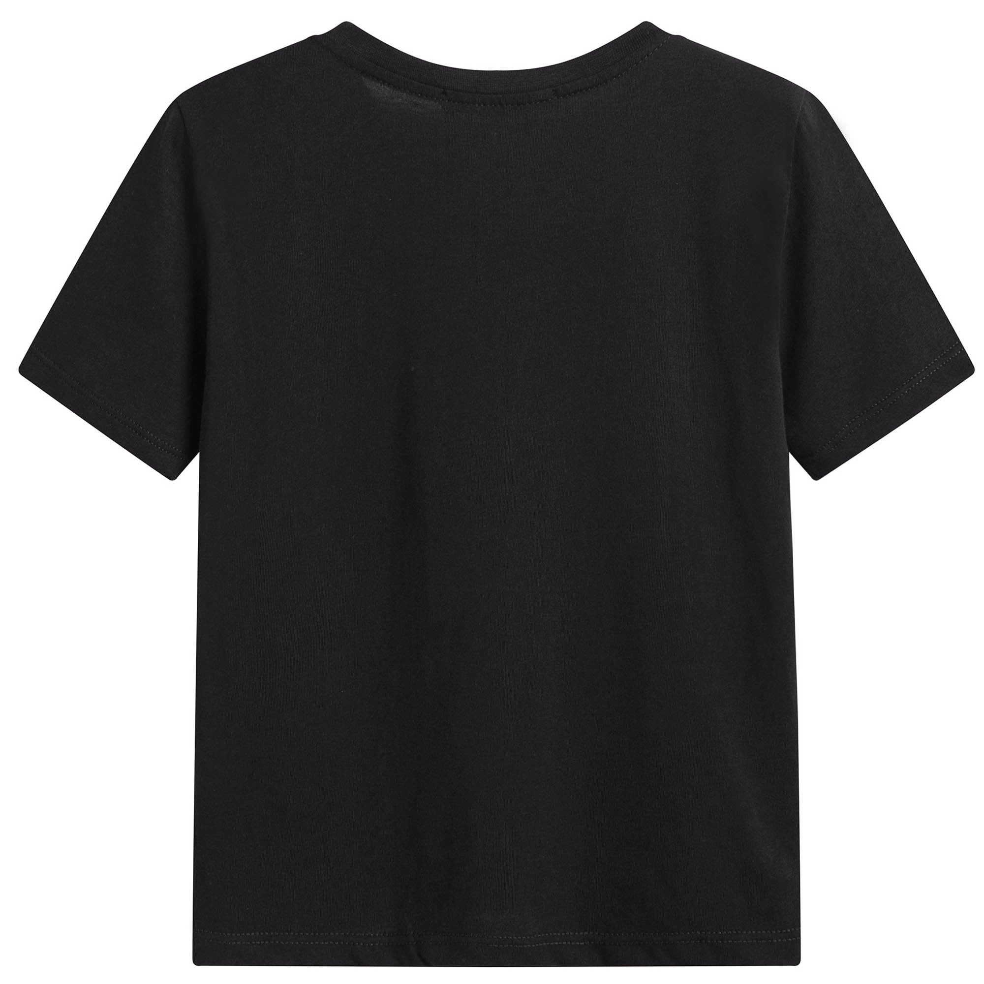 Boys & Girls Black Logo T-shirt