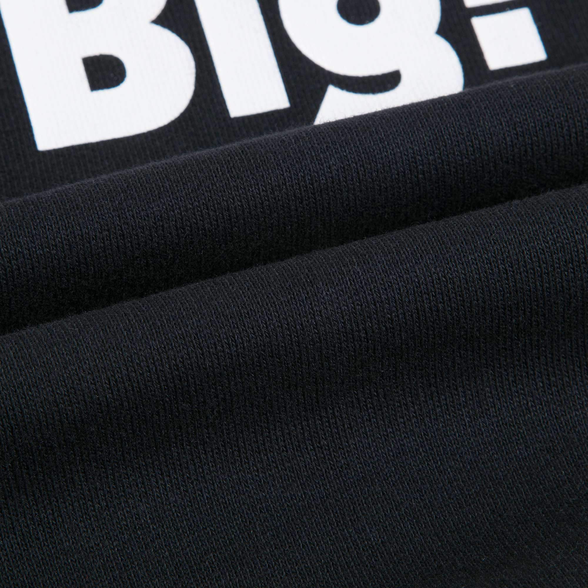 Boys Black "Think Big" Cotton Sweatshirt