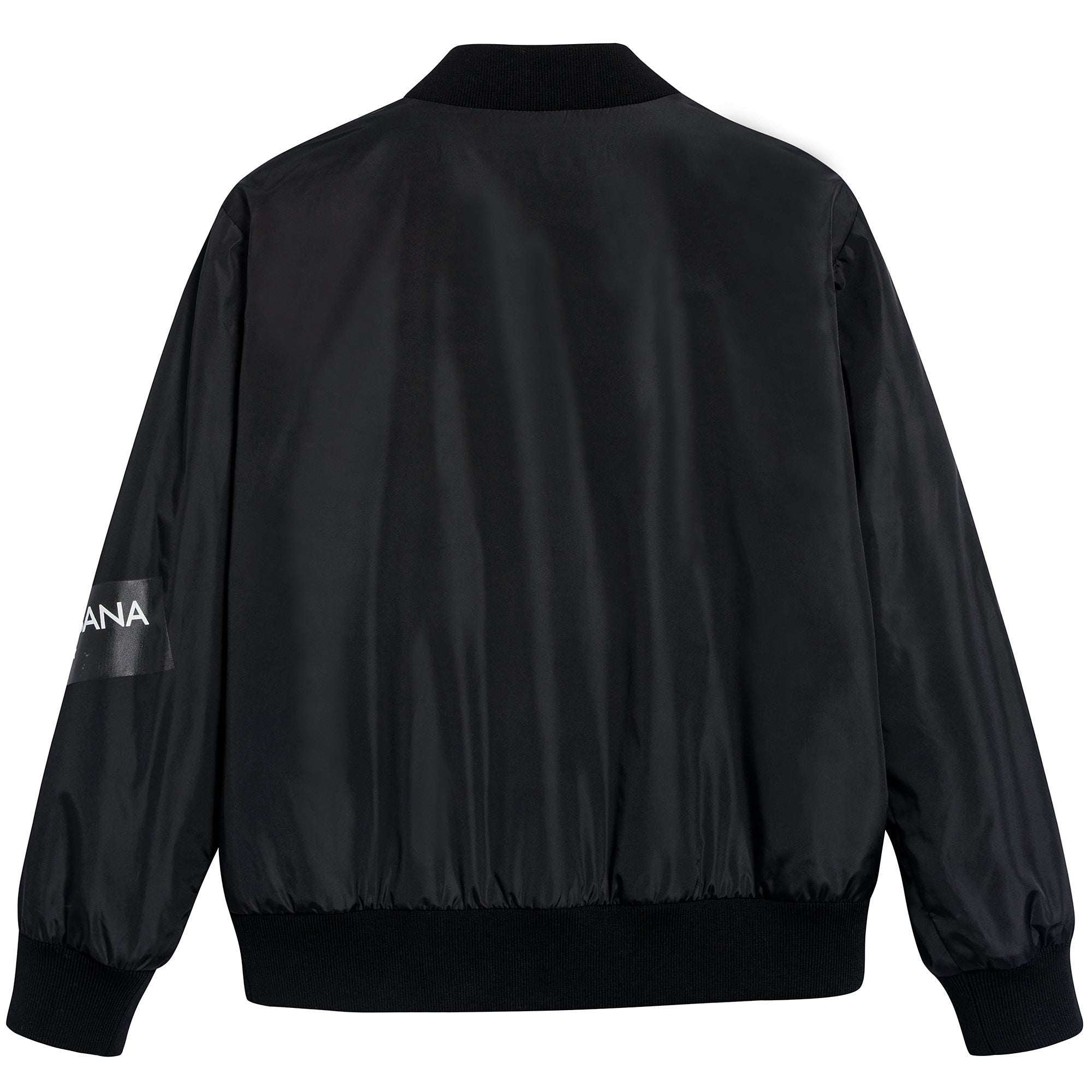 Boys Black Nylon Jacket