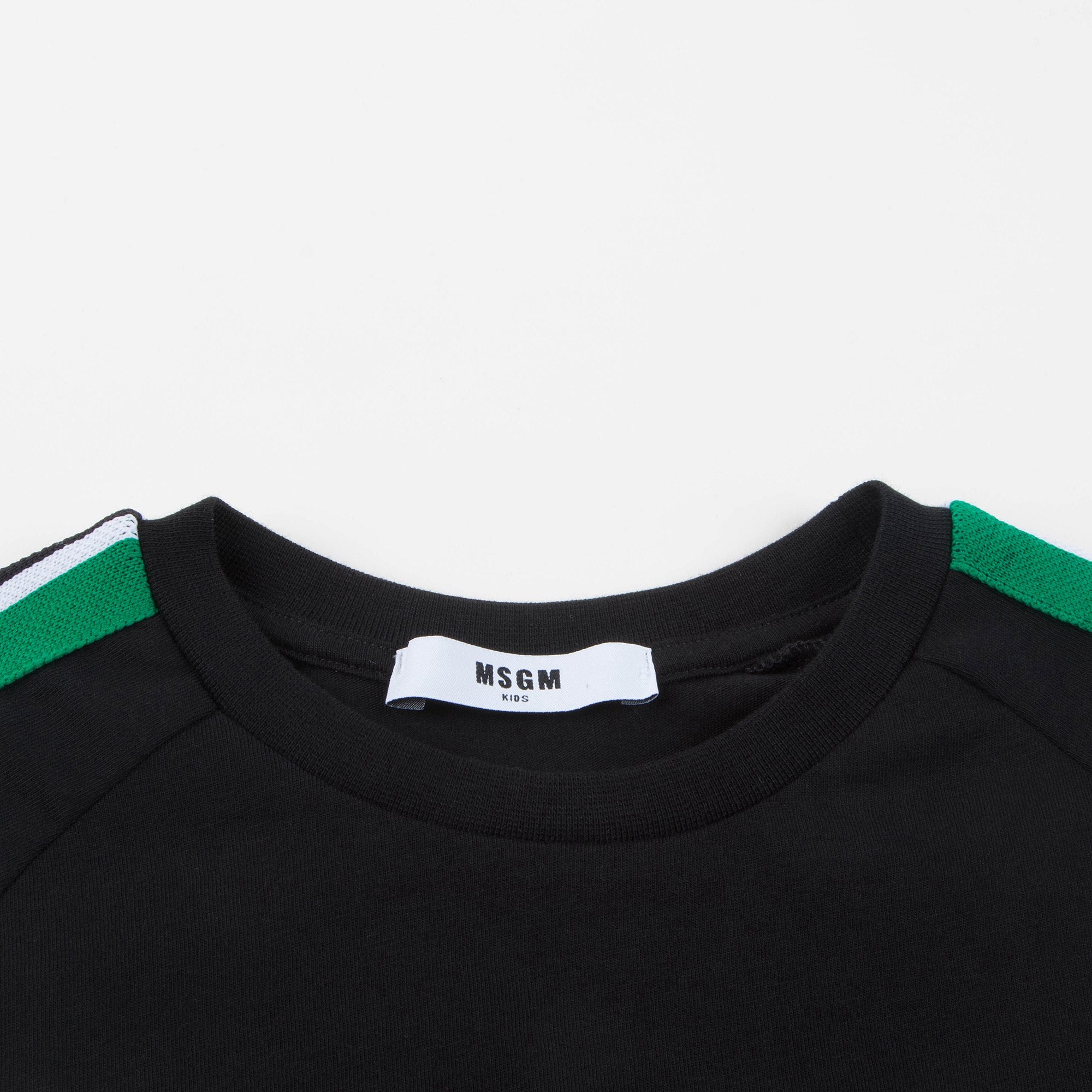 Boys Black Cotton Logo Jersey T-shirt