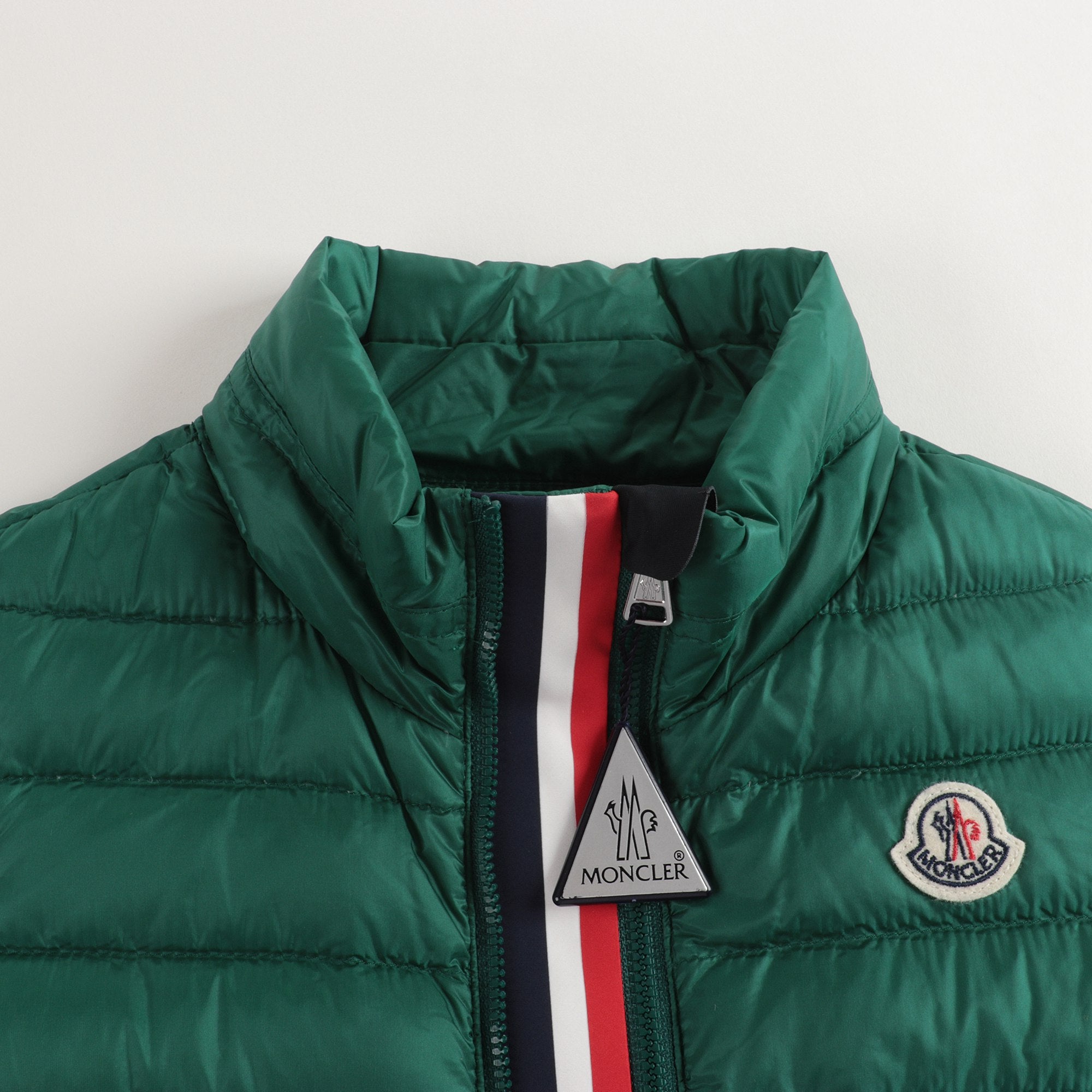 Boys Green "BLAVET" Padded Down Gilet