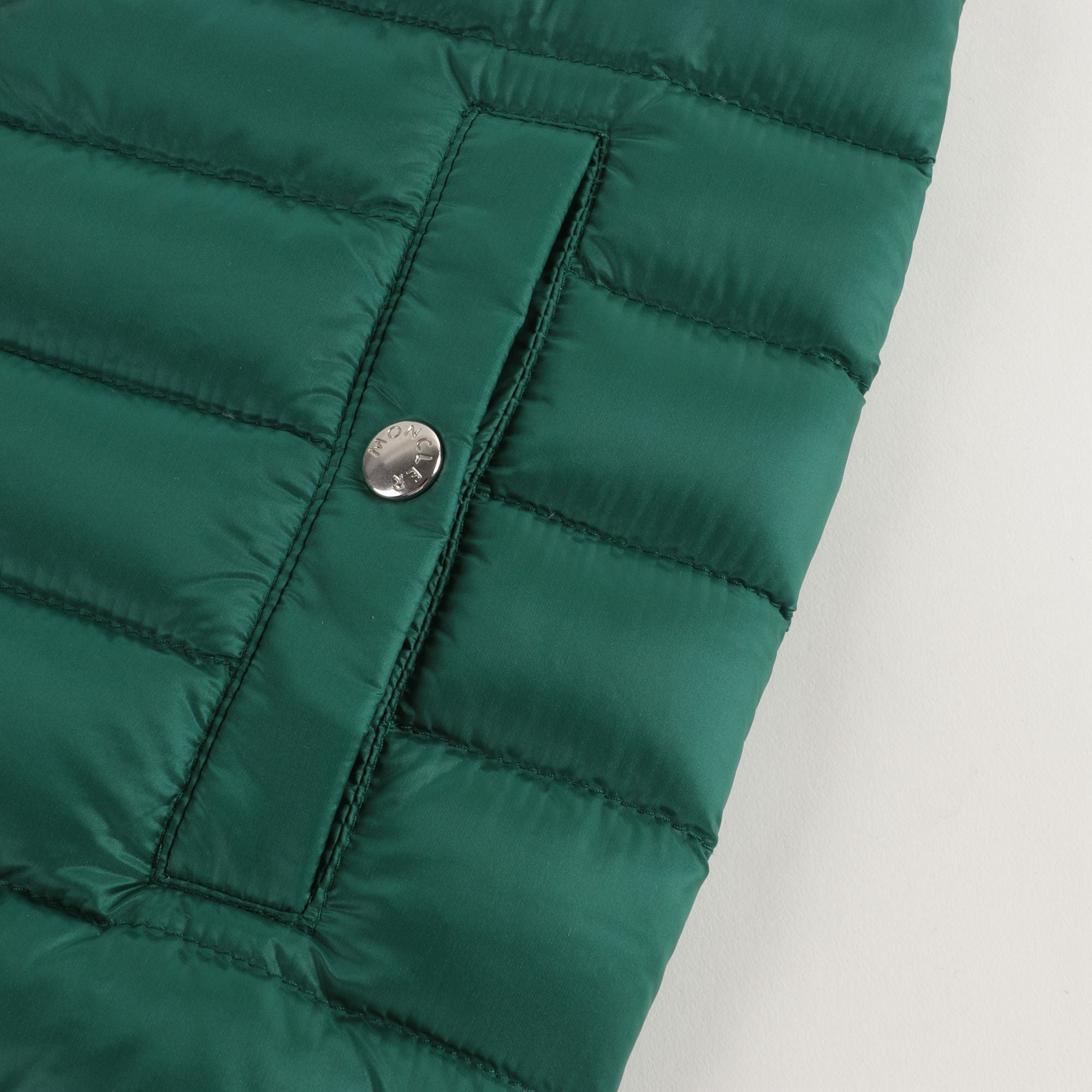 Boys Green "BLAVET" Padded Down Gilet