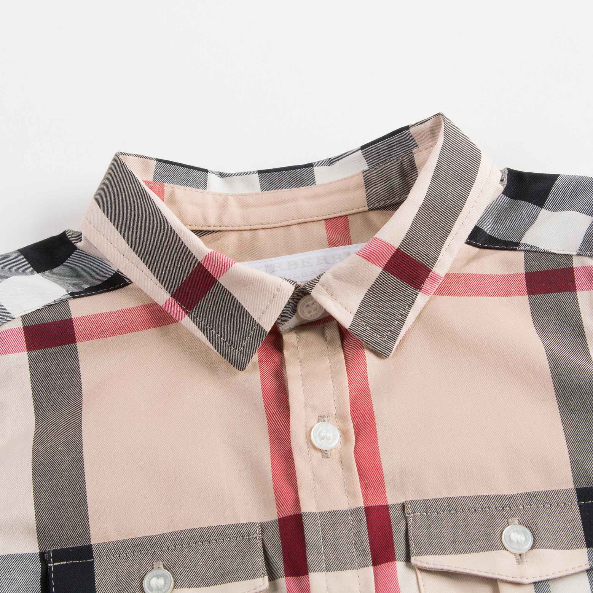 Baby Boys Classic Check  Shirt With Pockets