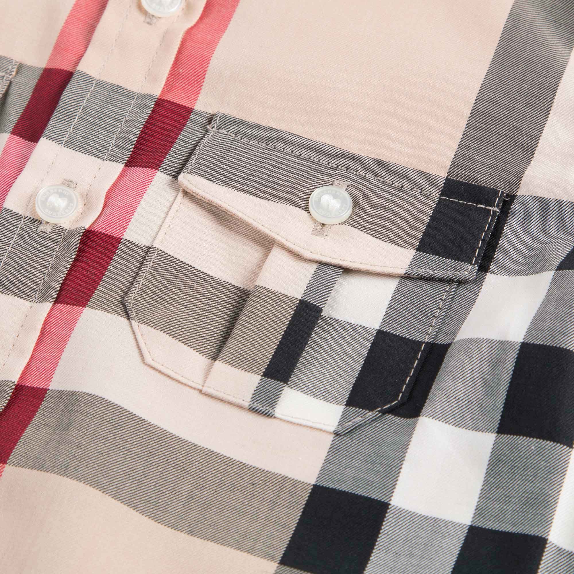 Baby Boys Classic Check  Shirt With Pockets