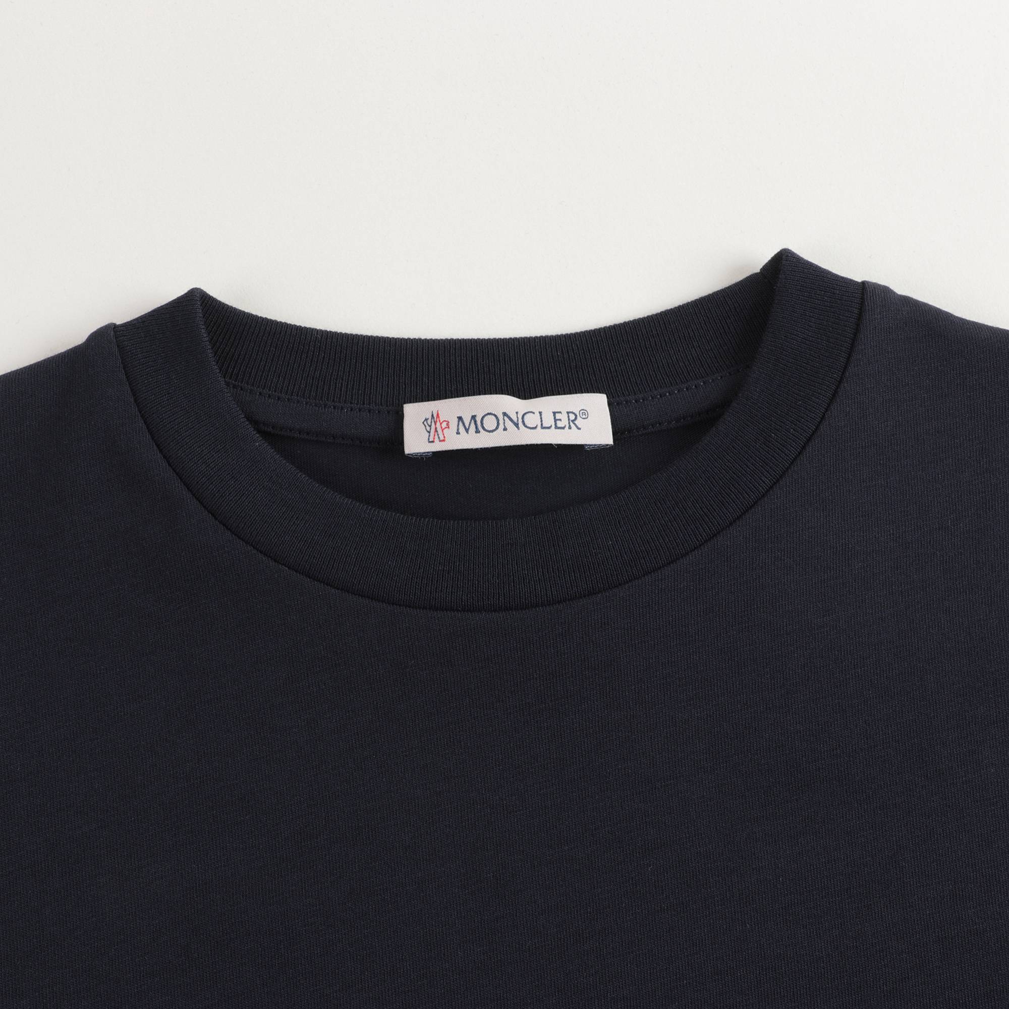 Boys Dark Blue Cotton T-shirt