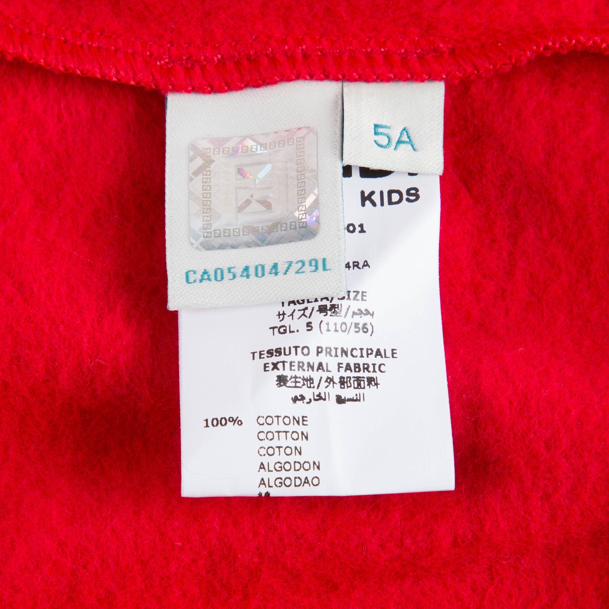 Boys Red Cotton Sweatshirt