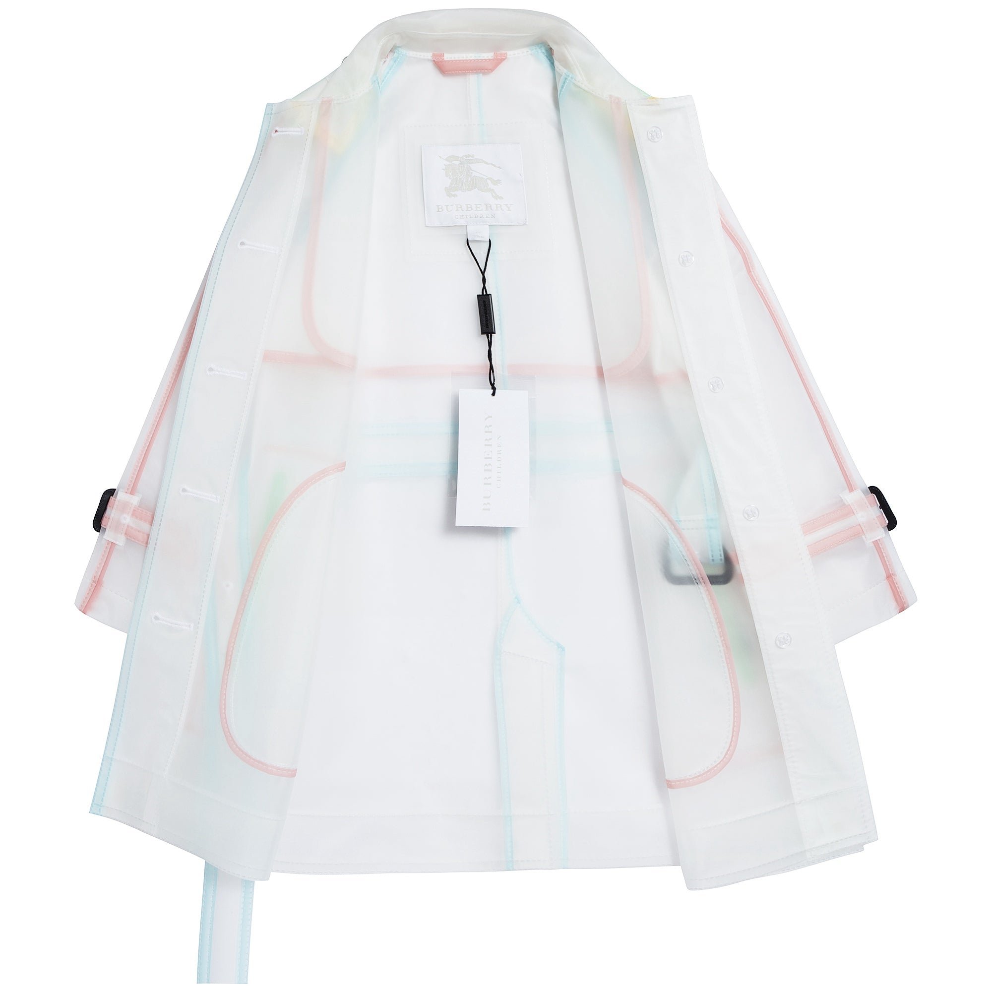 Burberry store clear raincoat