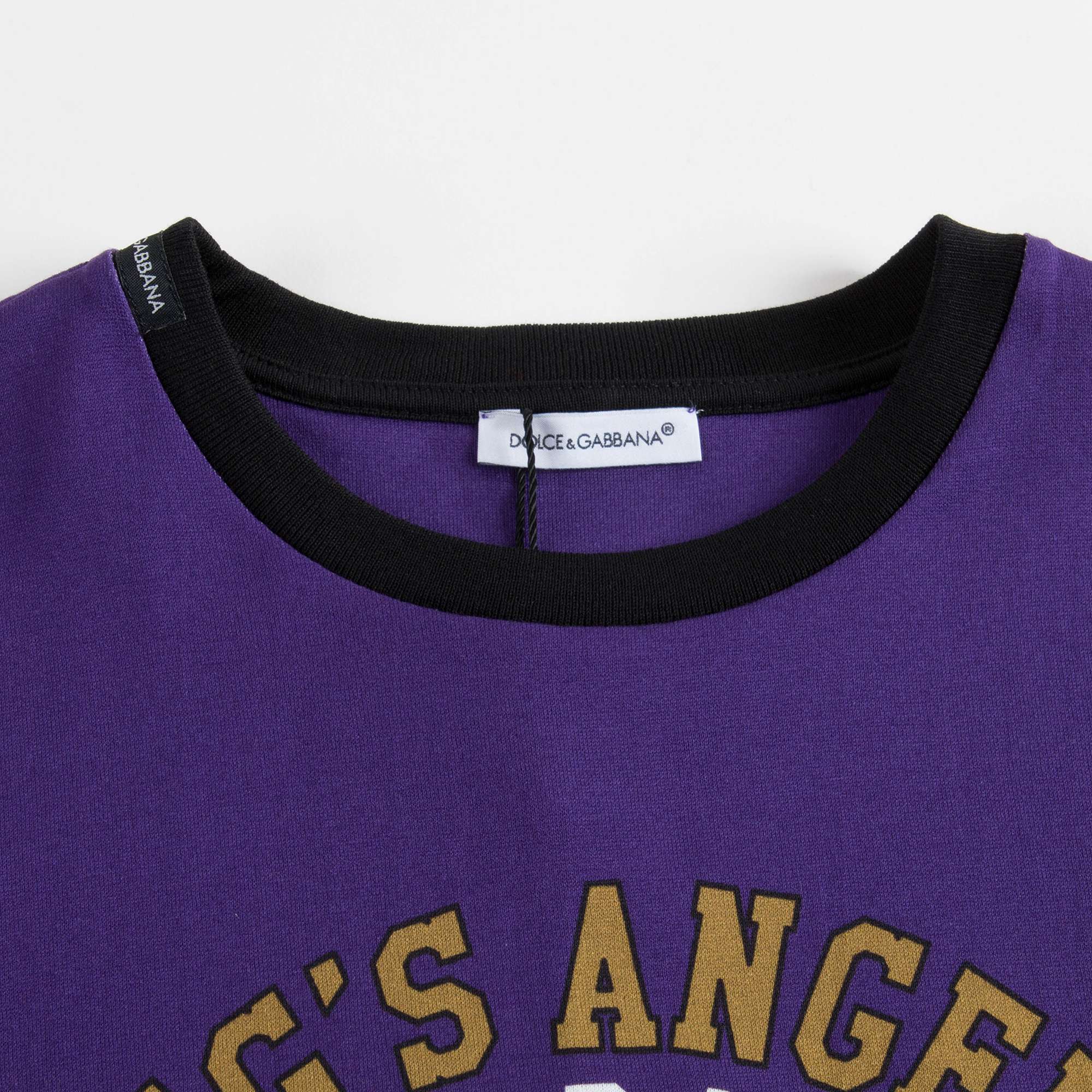 Boys Purple Cotton T-shirt