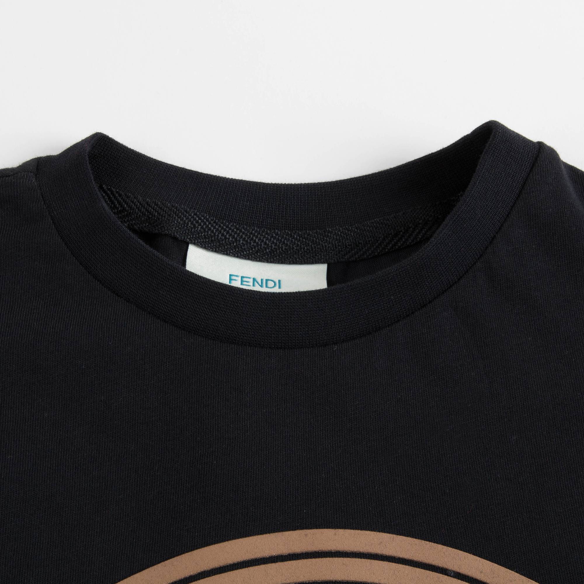 Boys Black Cotton T-shirt