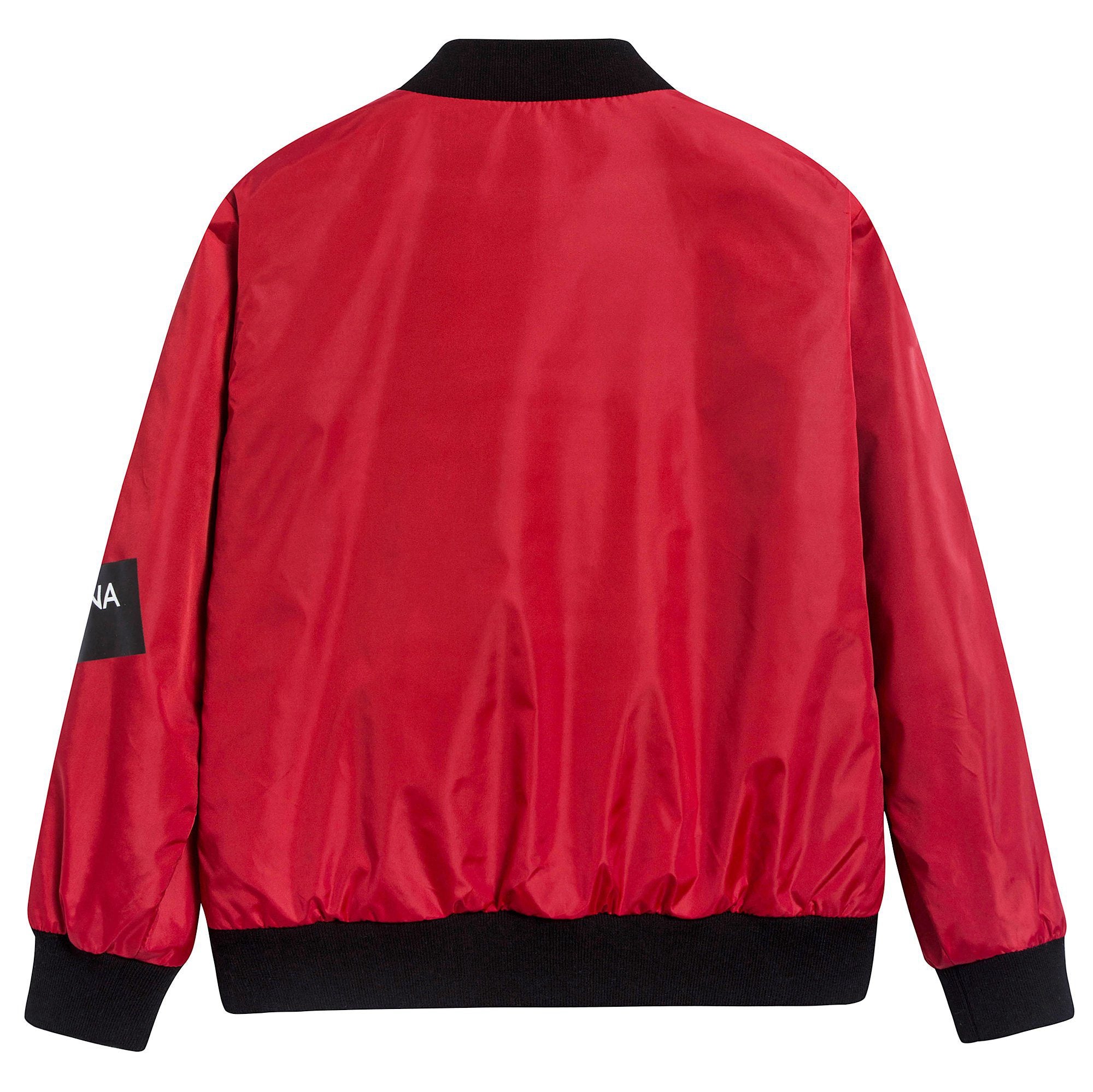 Boys Red Nylon Coat