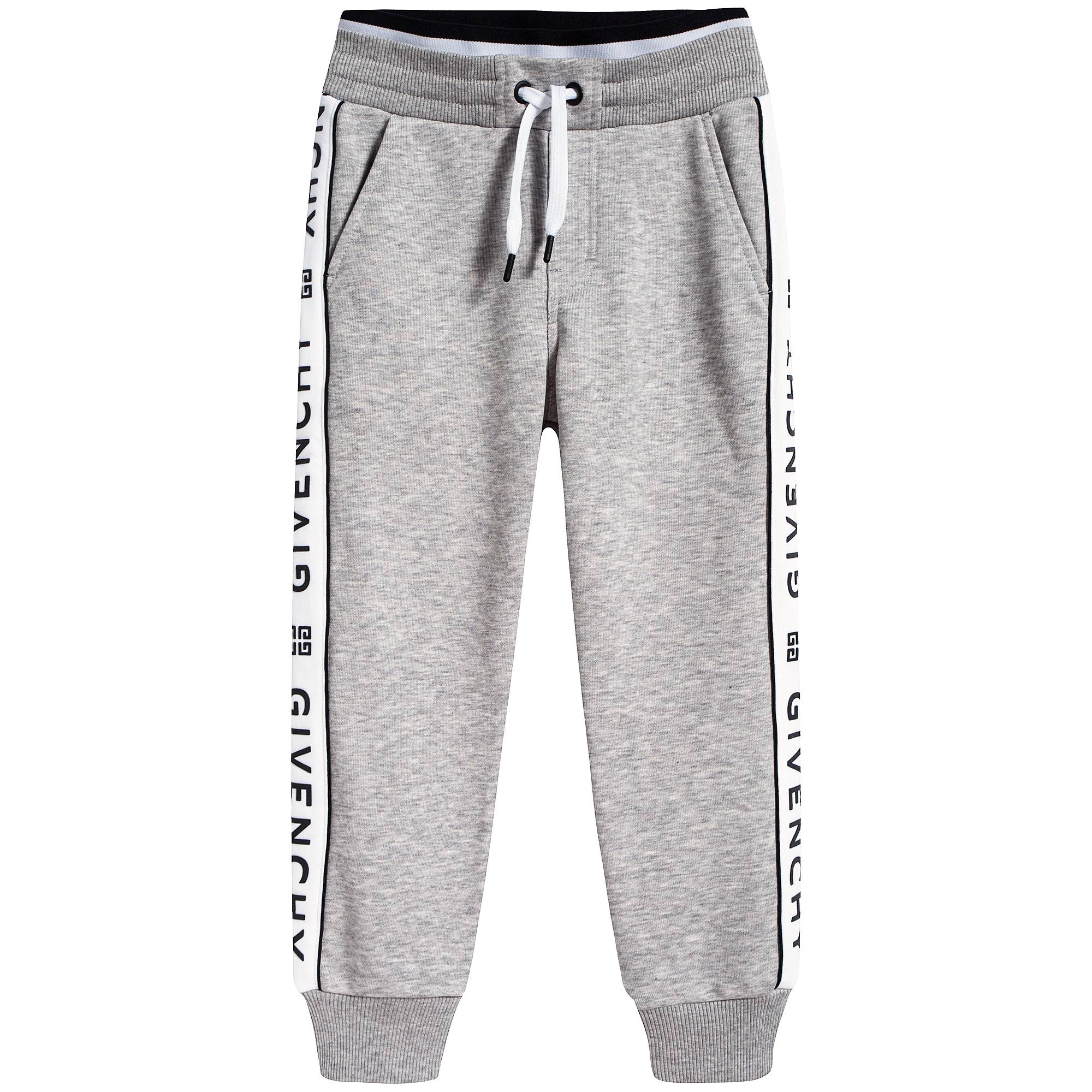 Boys Grey Cotton Trousers