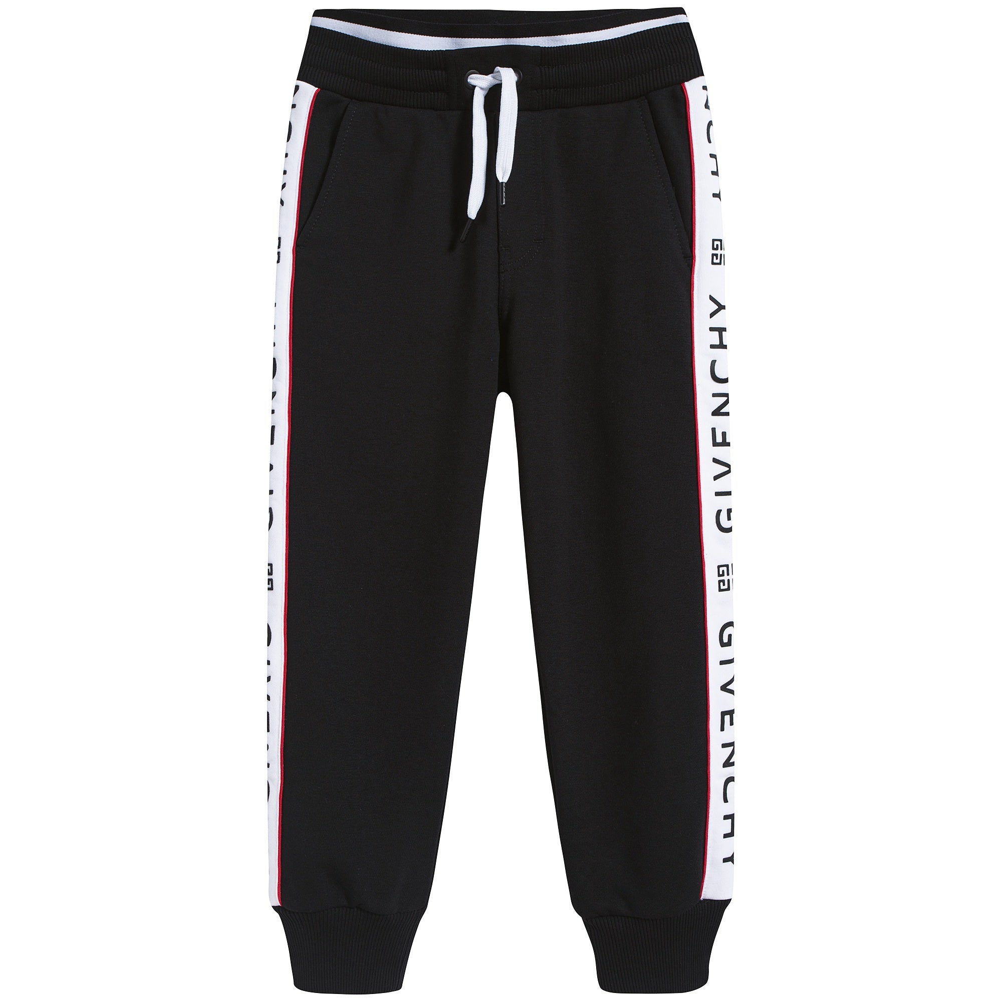 Boys Black Cotton Trousers