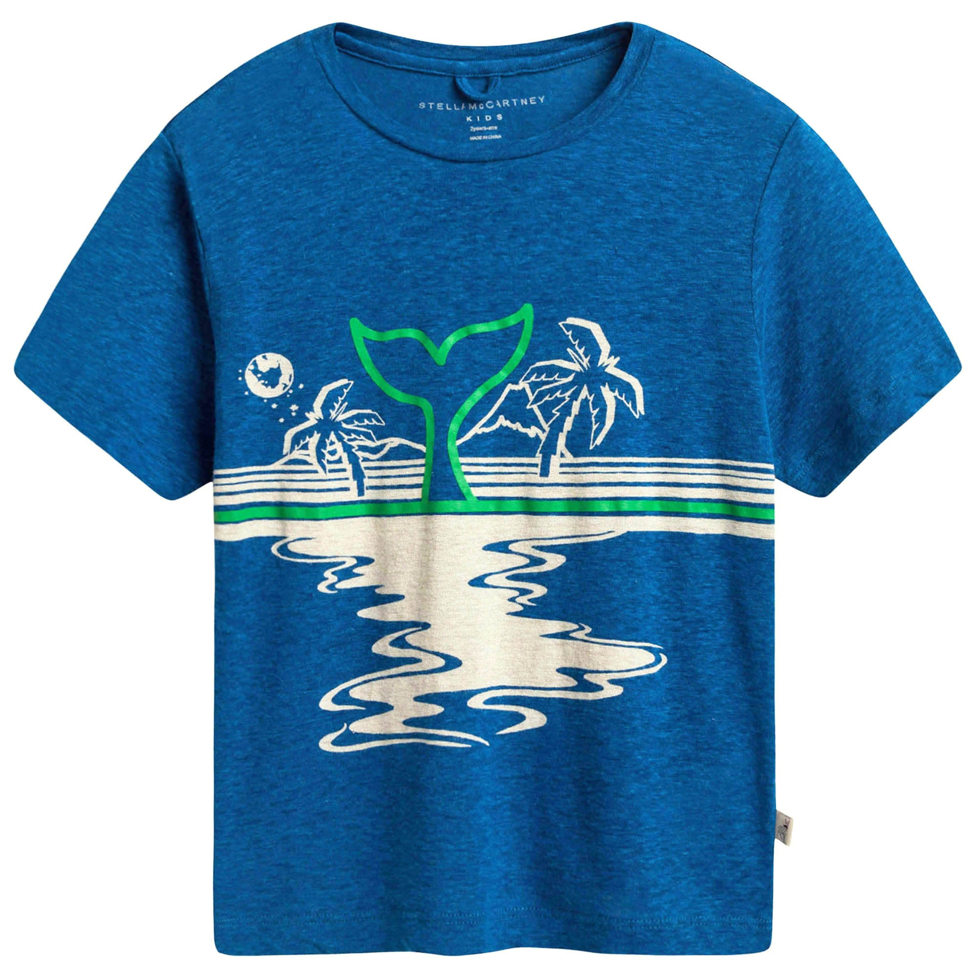 Boys Blue Cotton T-shirt