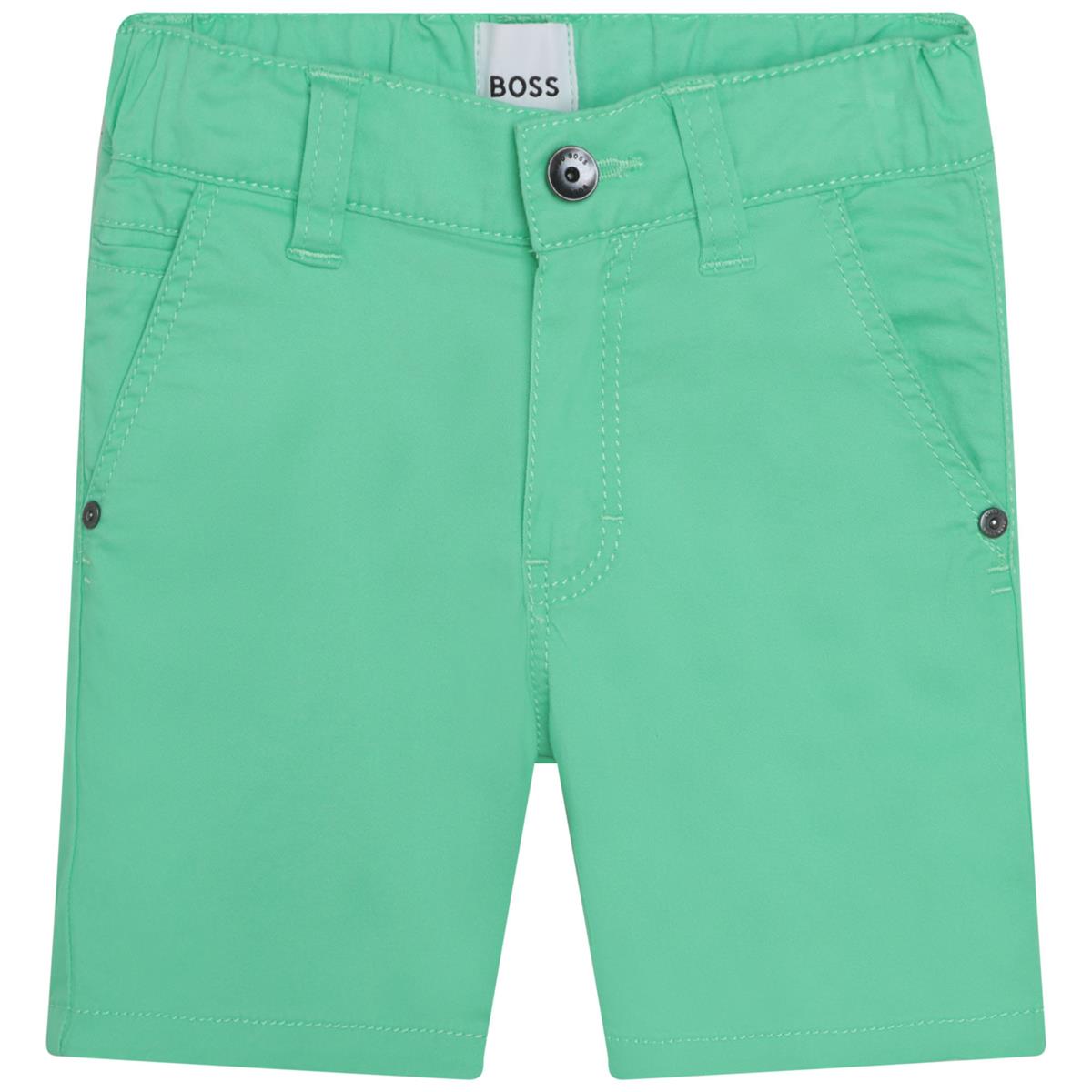 Boys & Girls Green Shorts