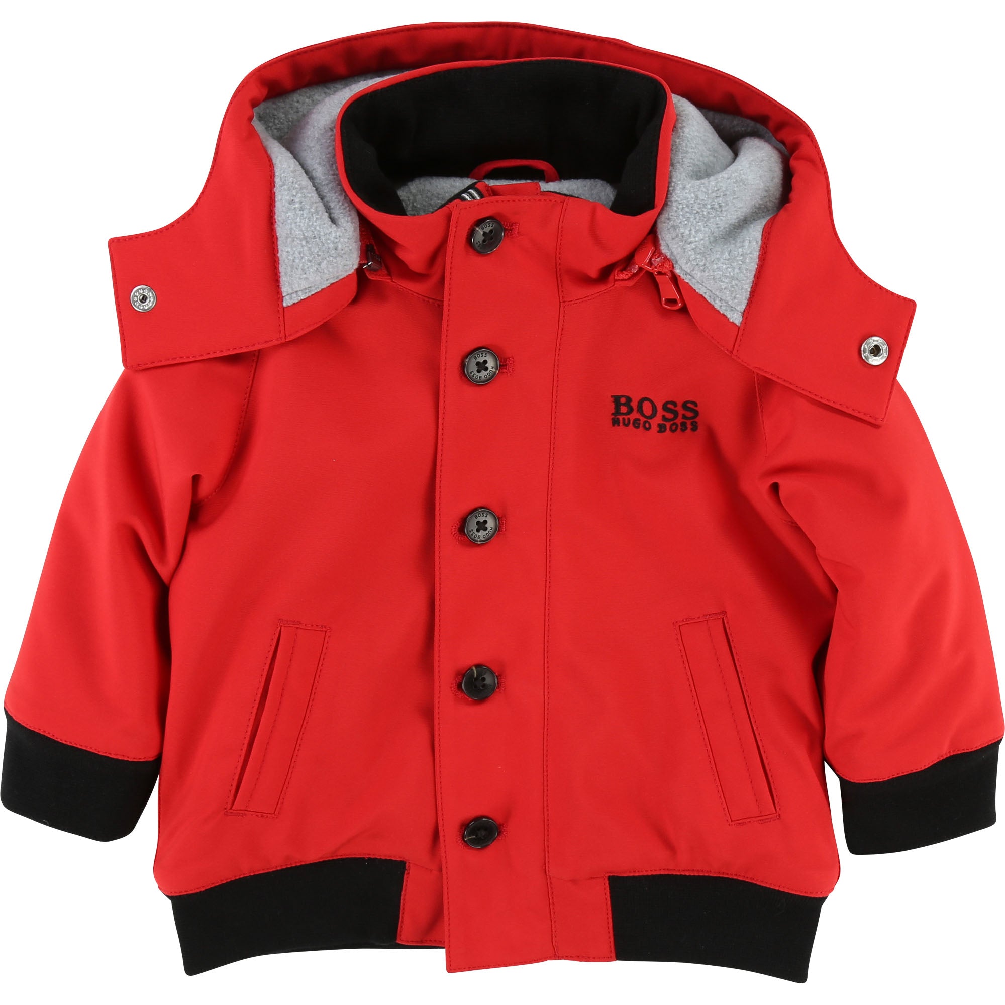 Baby Boys Pop Red Coat