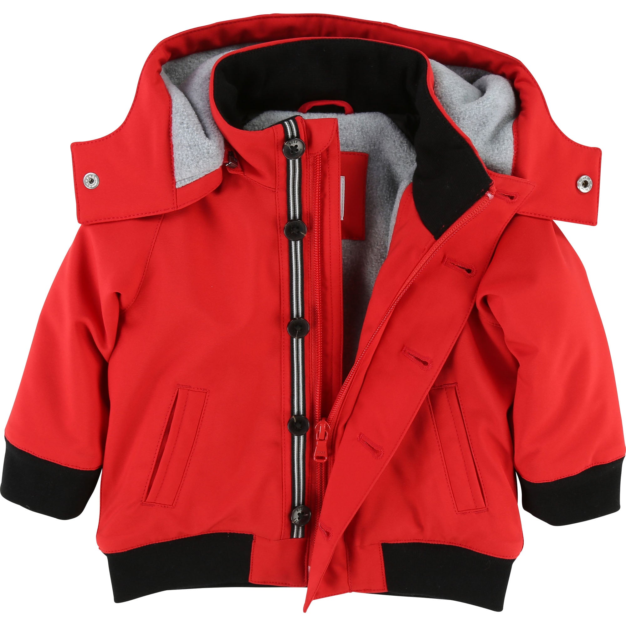 Baby Boys Pop Red Coat