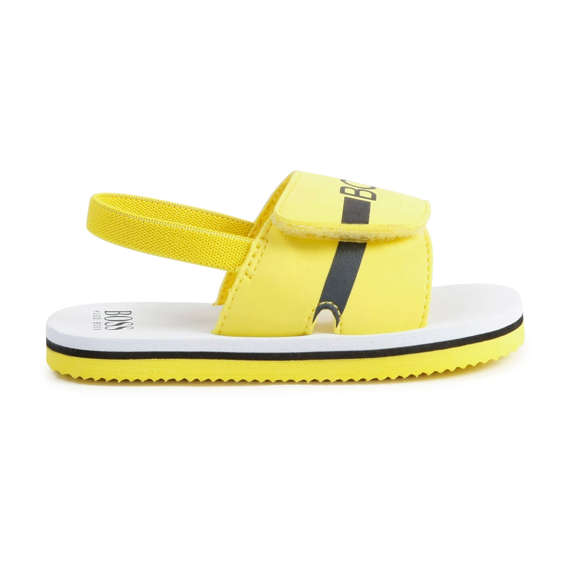 Boys & Girls Yellow Logo Sandals