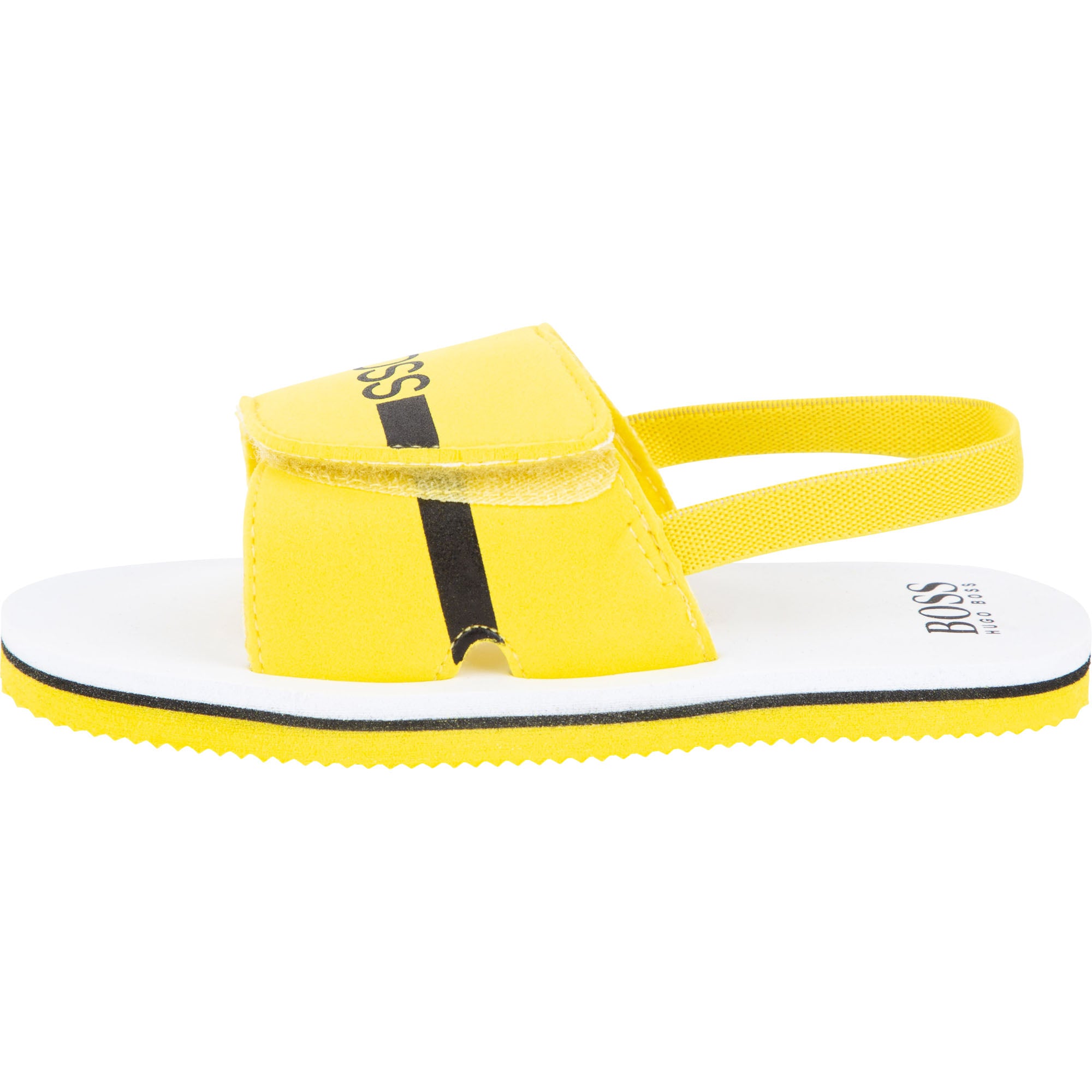 Boys & Girls Yellow Logo Sandals