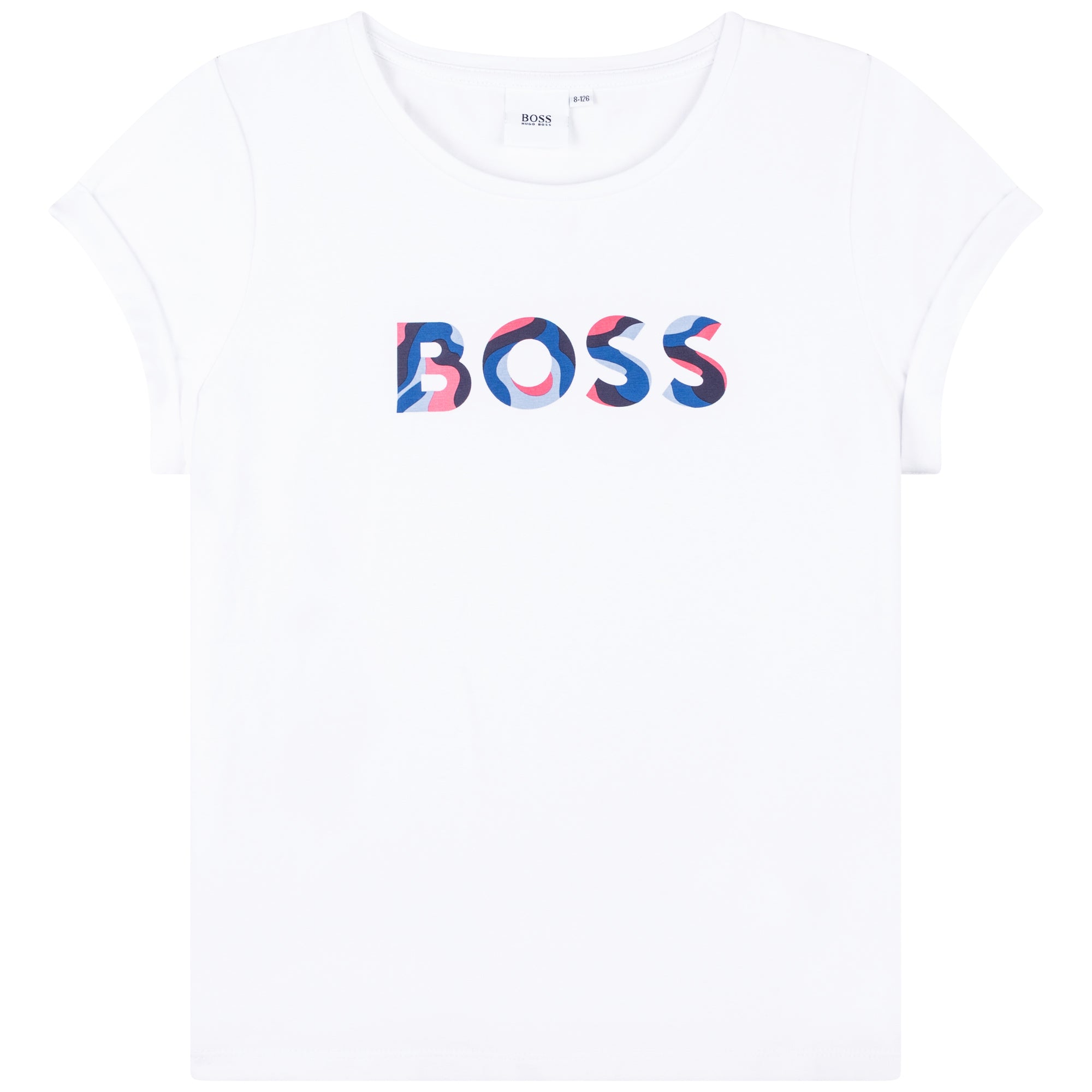 Boys & Girls White Cotton T-Shirt