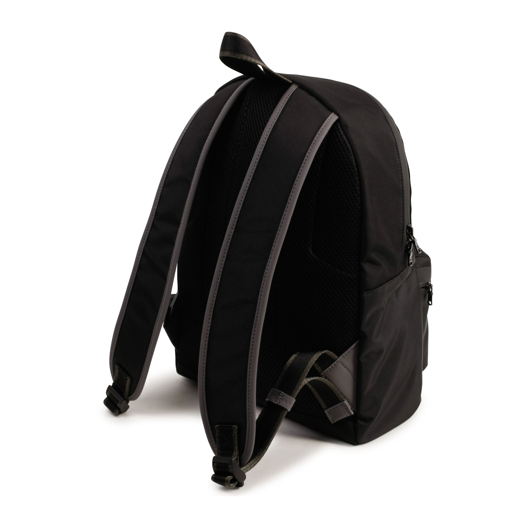 Boys Black Logo Backpack