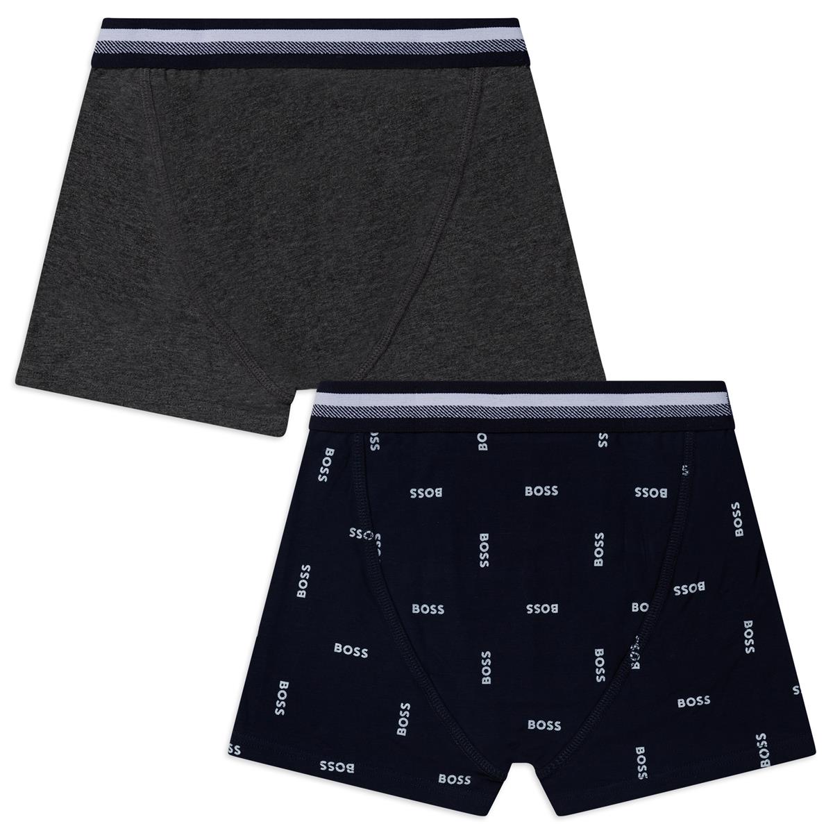 Boys Navy Underwear Set (2 Pack)