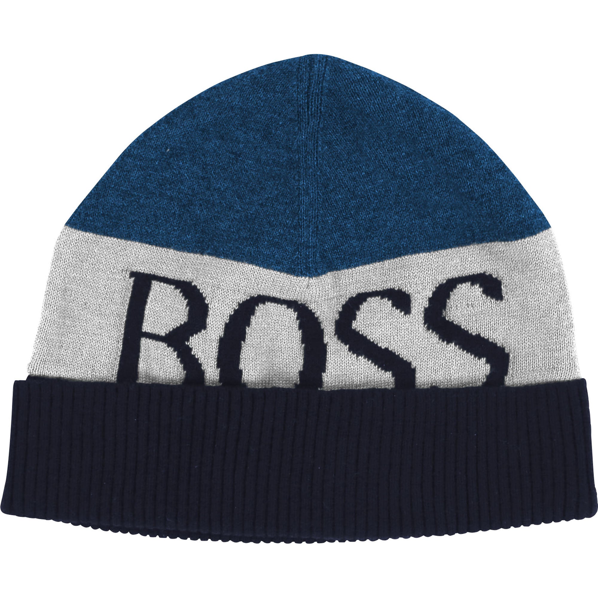 Boys Blue Cargo Logo Cotton Hat