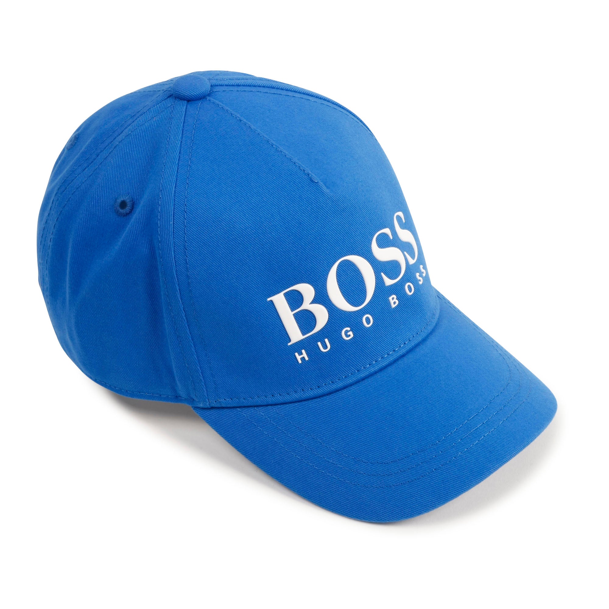 Boys Blue Logo Cotton Cap