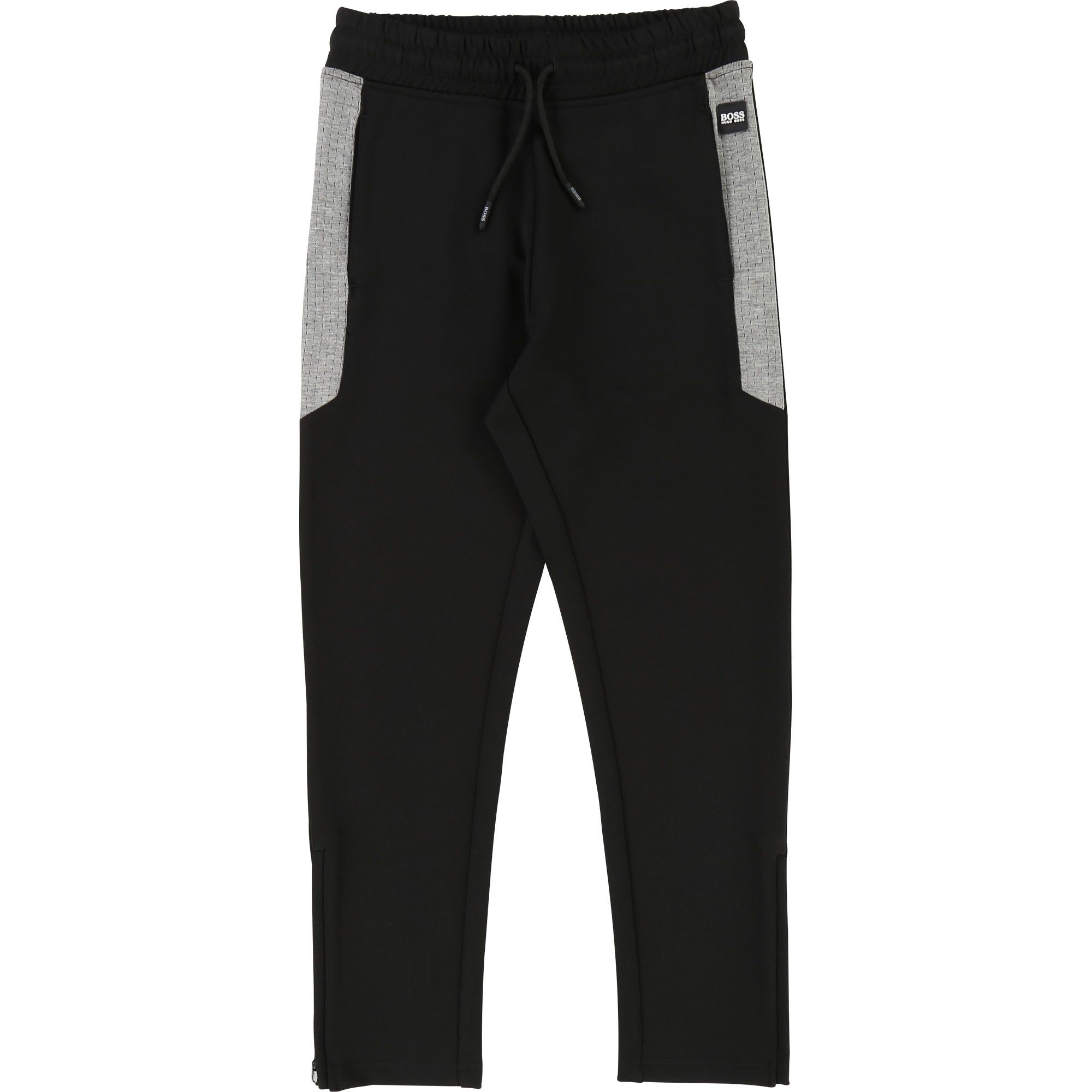 Boys Black Cotton Trousers