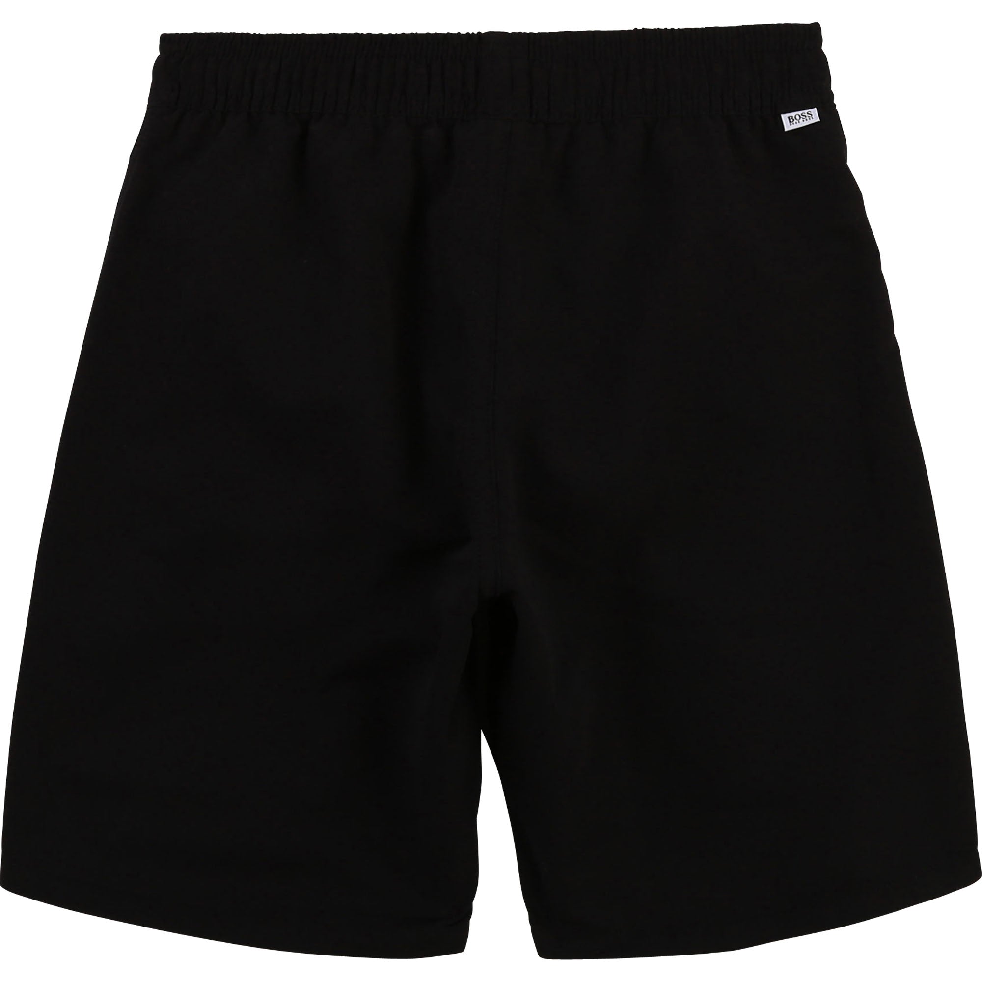 Boys Black Logo Swim Shorts