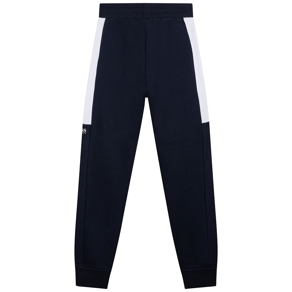 Boys & Girls Black Logo Trousers