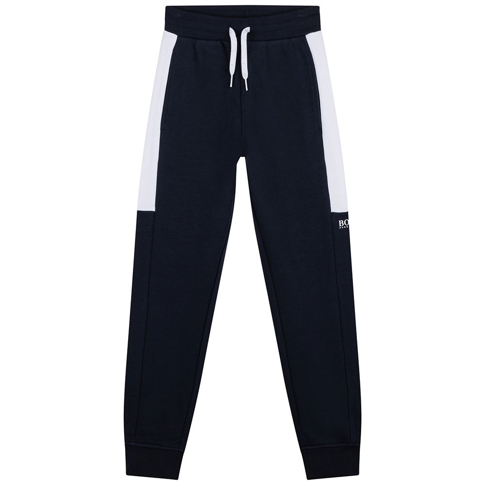 Boys & Girls Black Logo Trousers