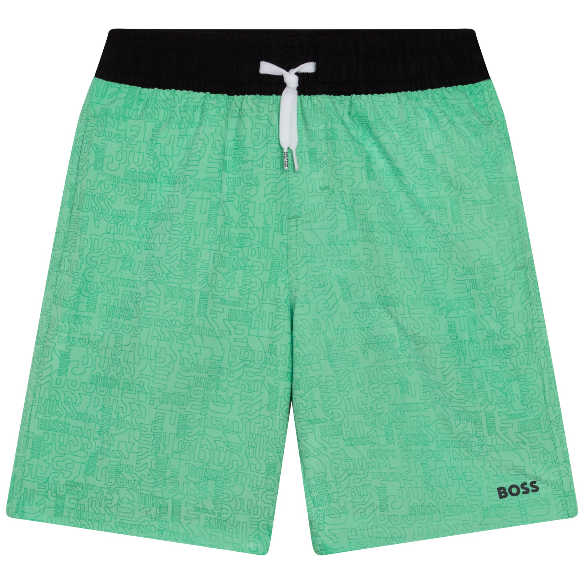 Boys & Girls Green Swim Shorts