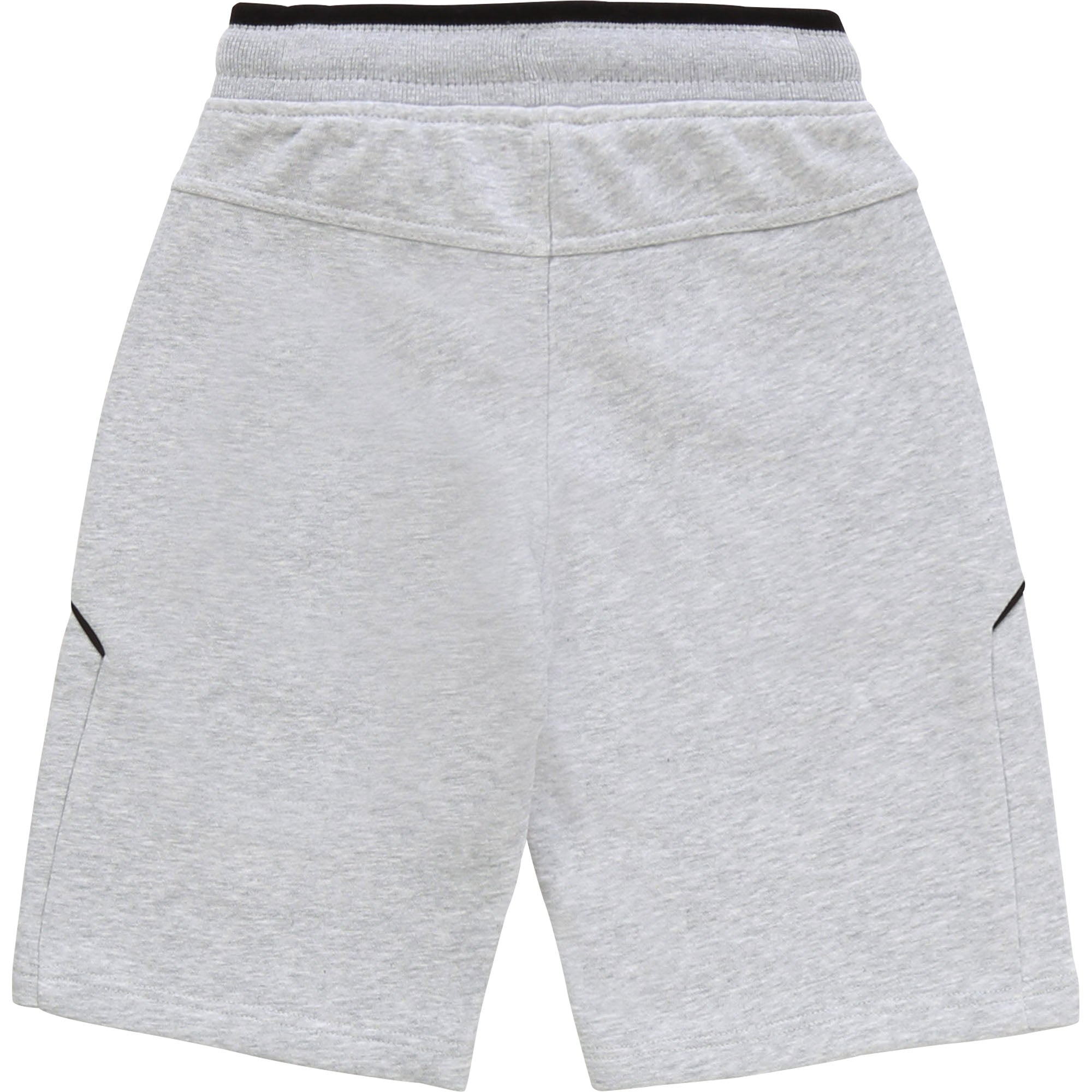 Boys Grey Logo Cotton Shorts