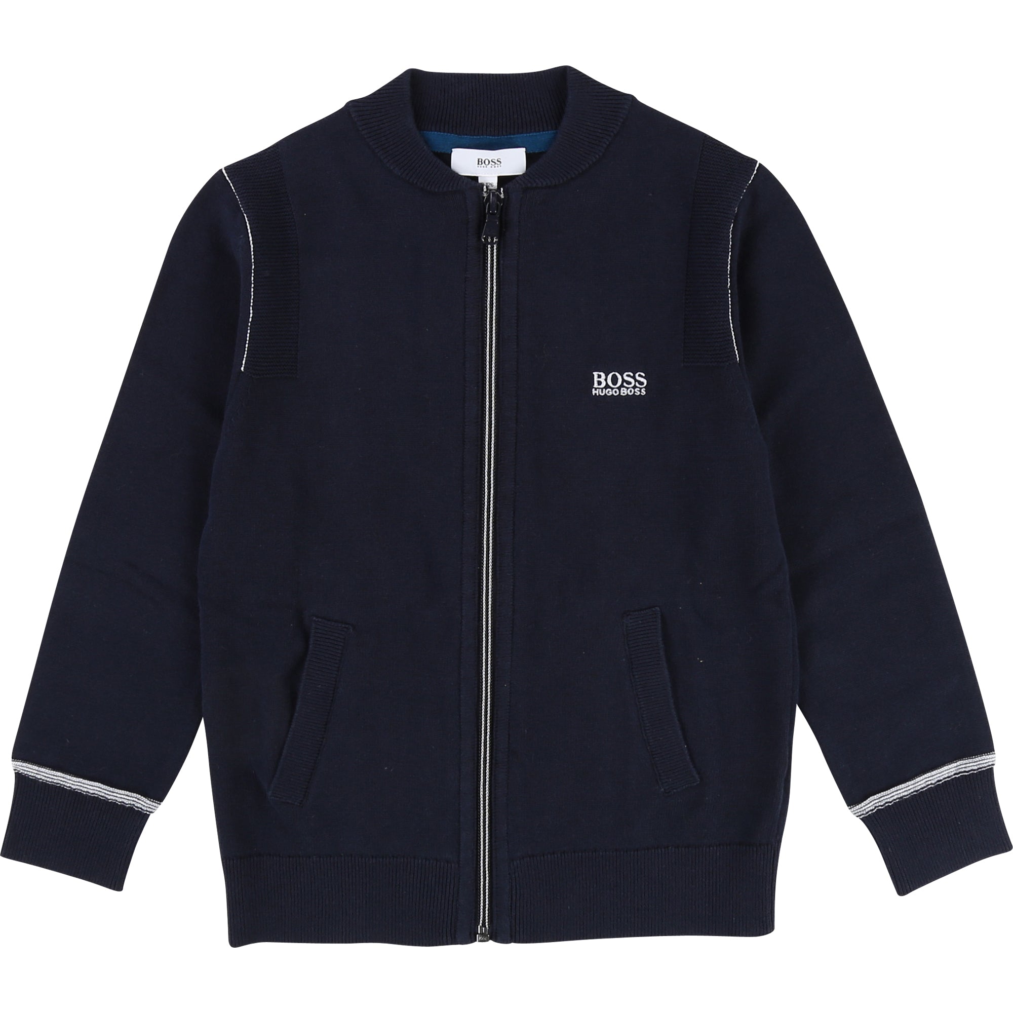 Boys Blue Cargo Cotton Cardigan