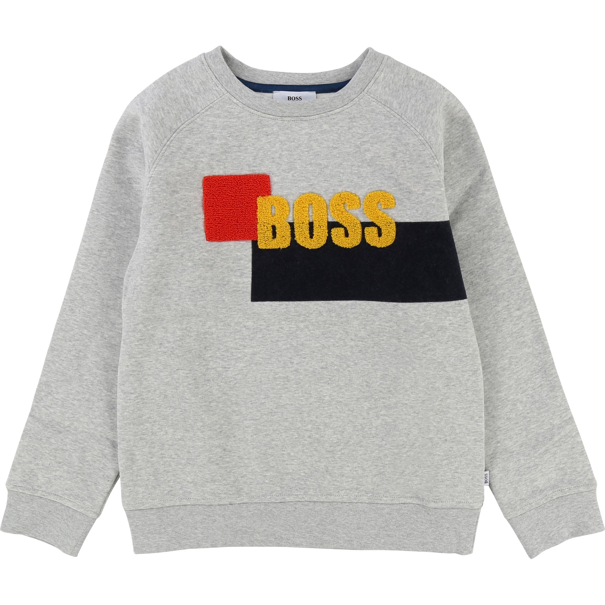 Boys Girls Chine Logo Cotton Sweatshirt