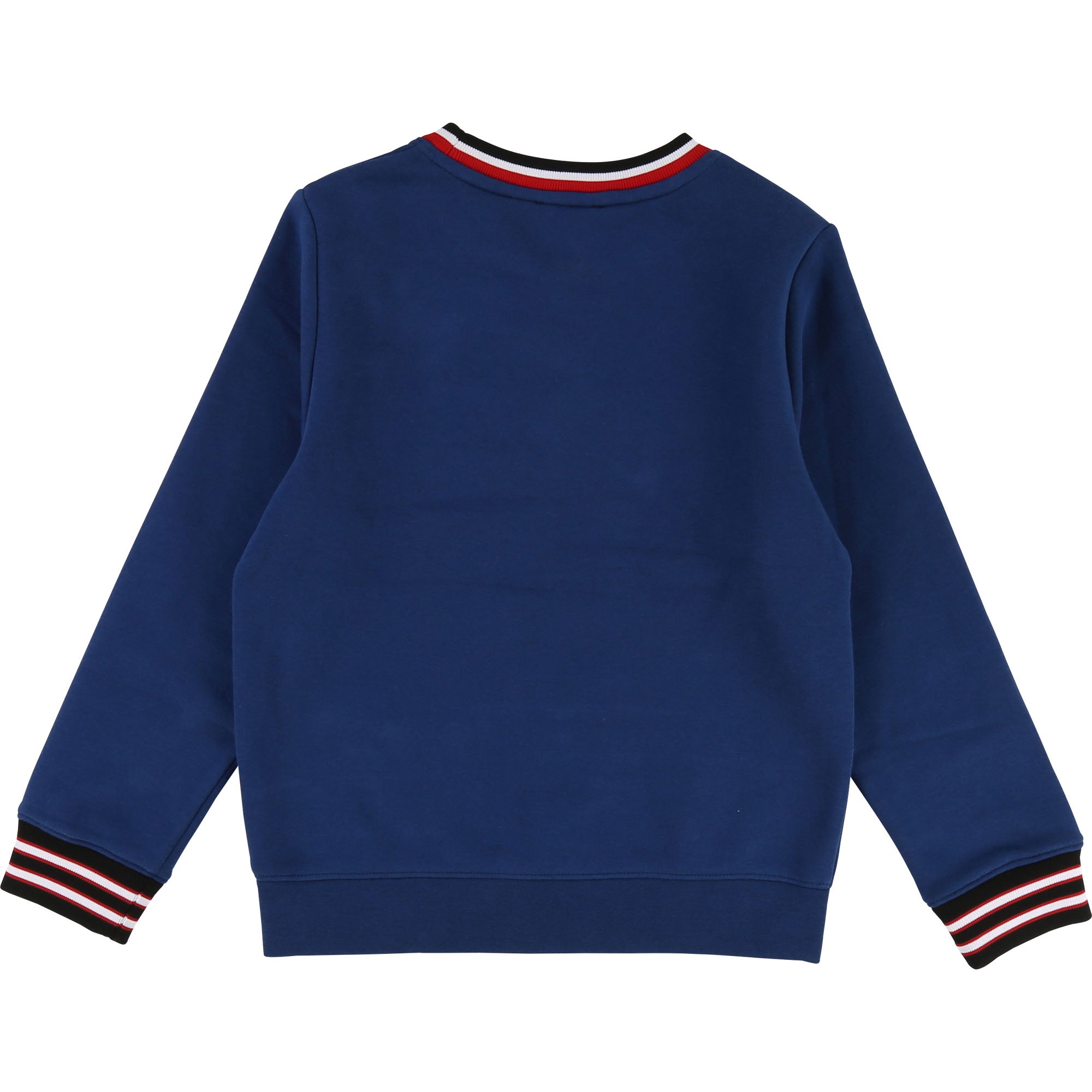 Boys Blue Vague Logo Cotton Sweatshirt