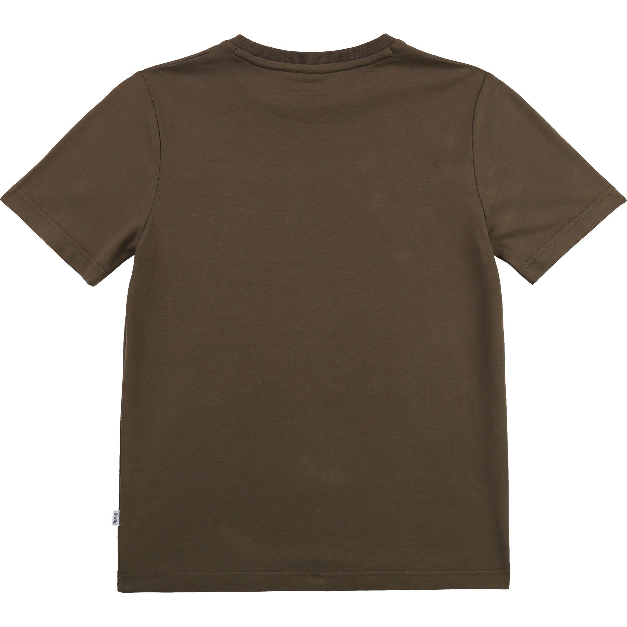 Boys Dark Green Cotton T-Shirt