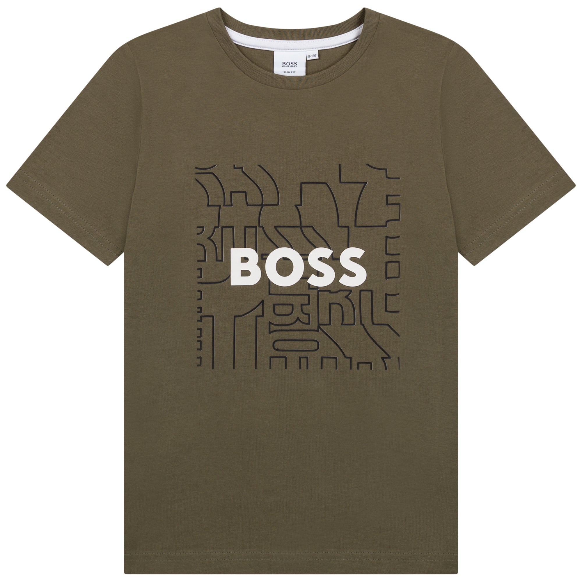 Boys & Girls Dark Green Cotton T-Shirts