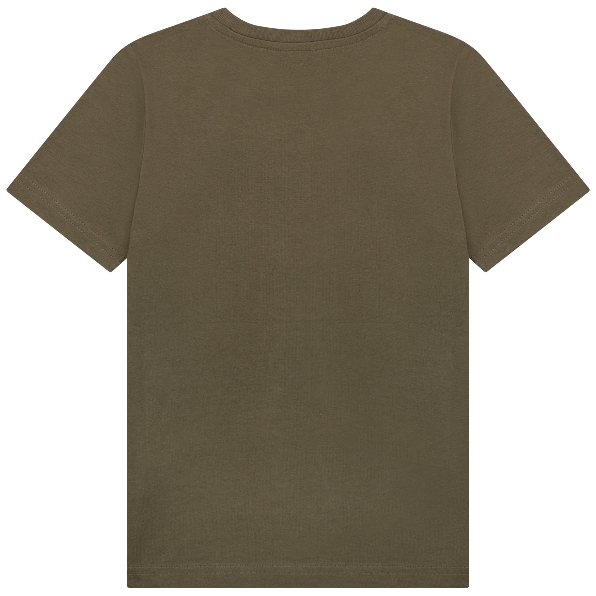 Boys & Girls Dark Green Cotton T-Shirts