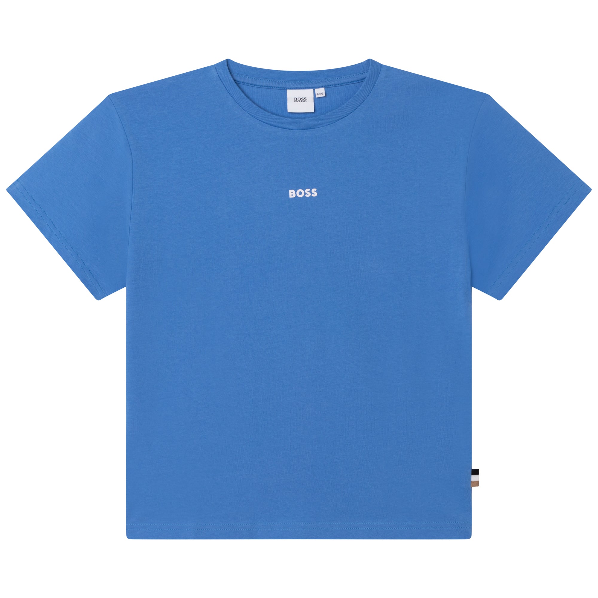 Boys & Girls Blue Cotton T-Shirt