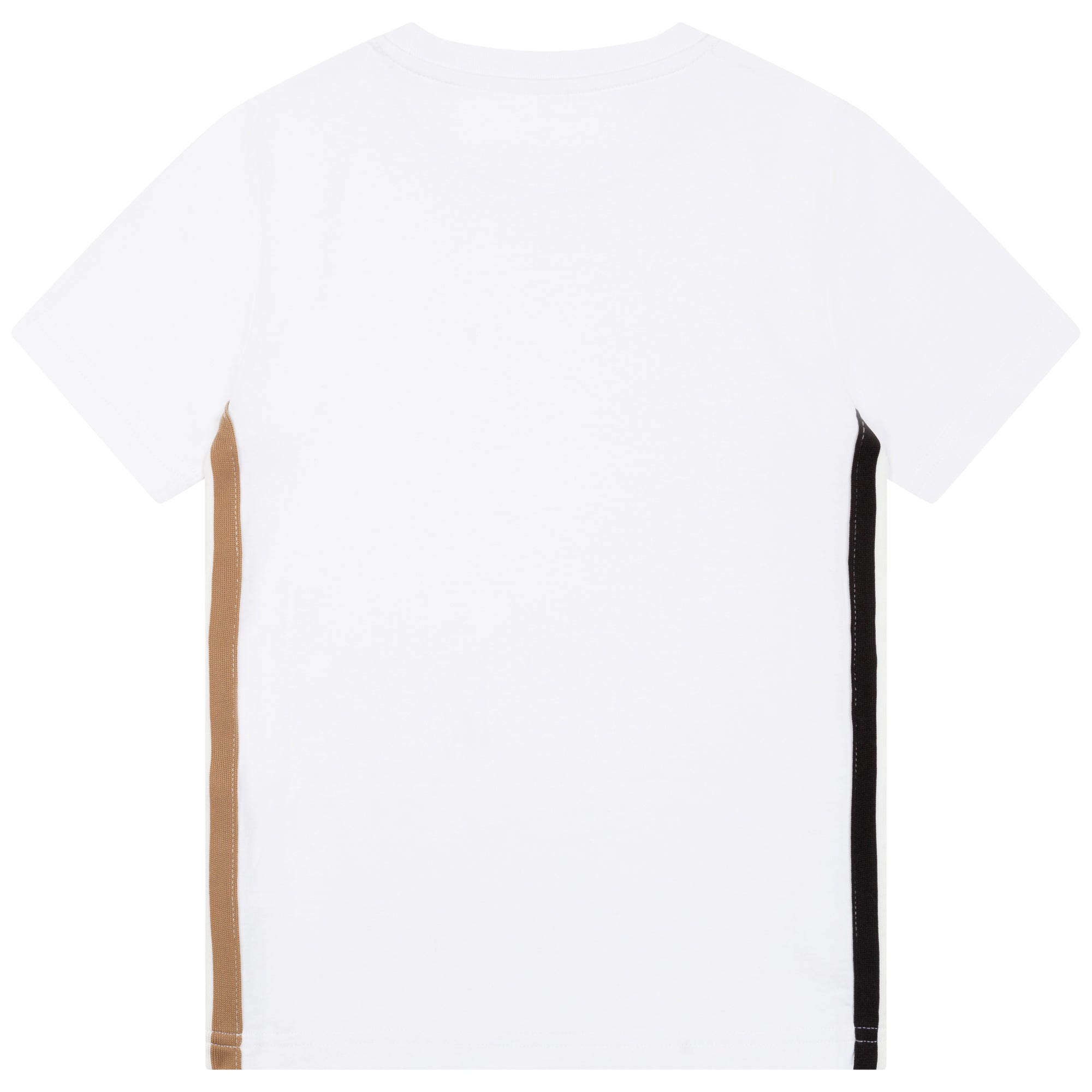 Boys & Girls White Cotton T-Shirt