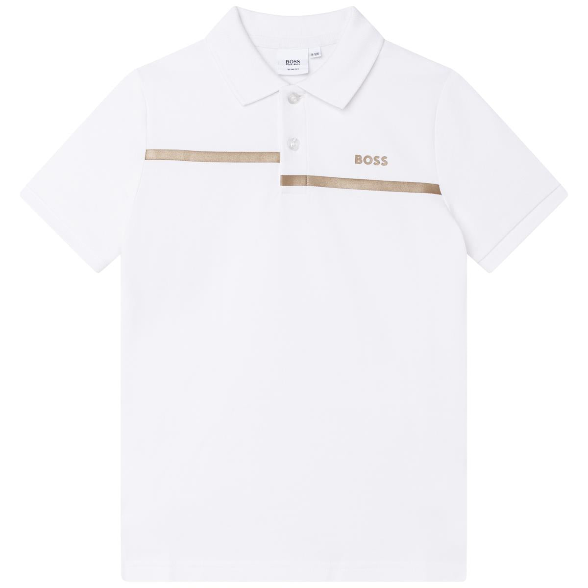 Boys White Polo Shirt