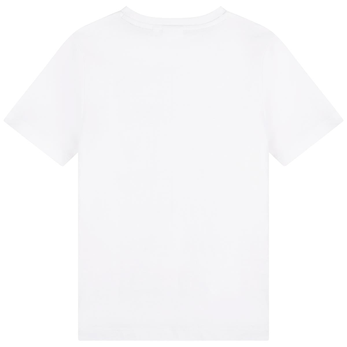 Boys & Girls White Logo T-Shirt