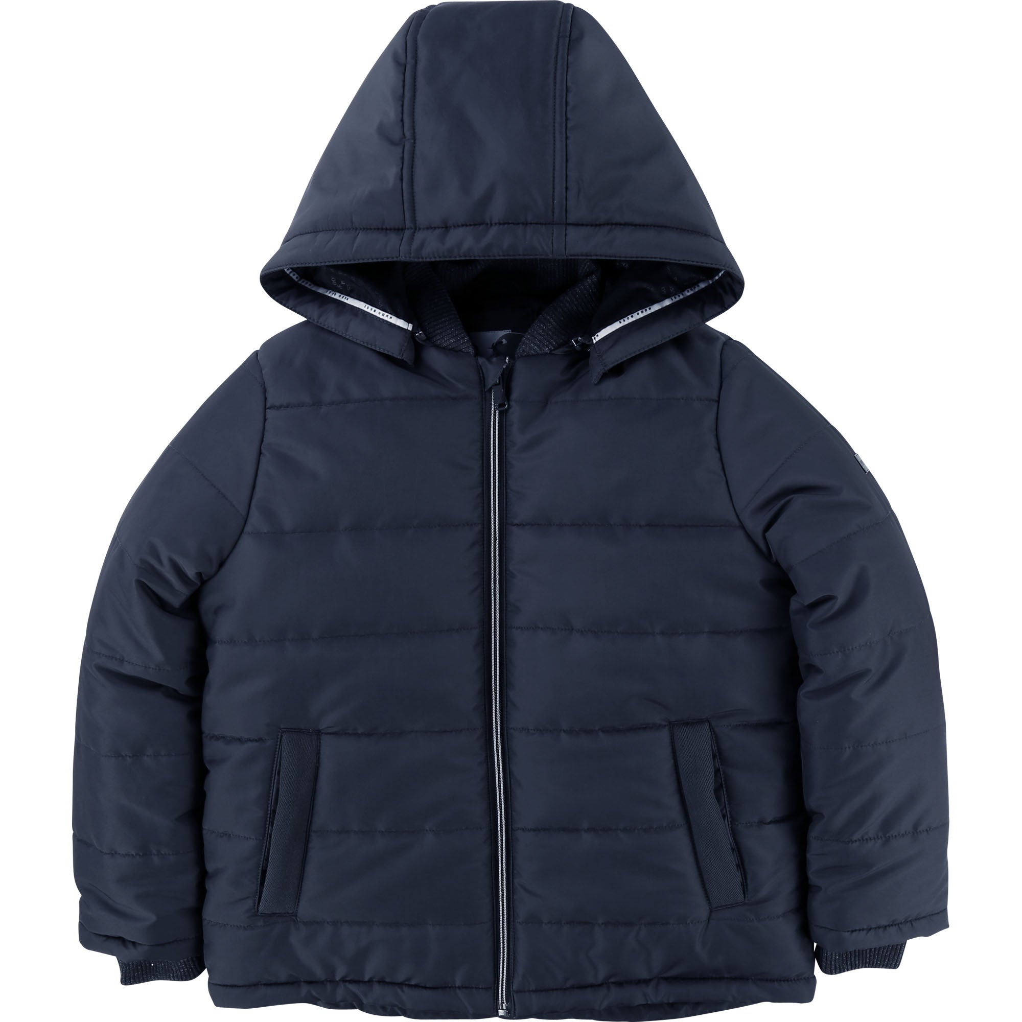 Boys Navy Cargo Coat